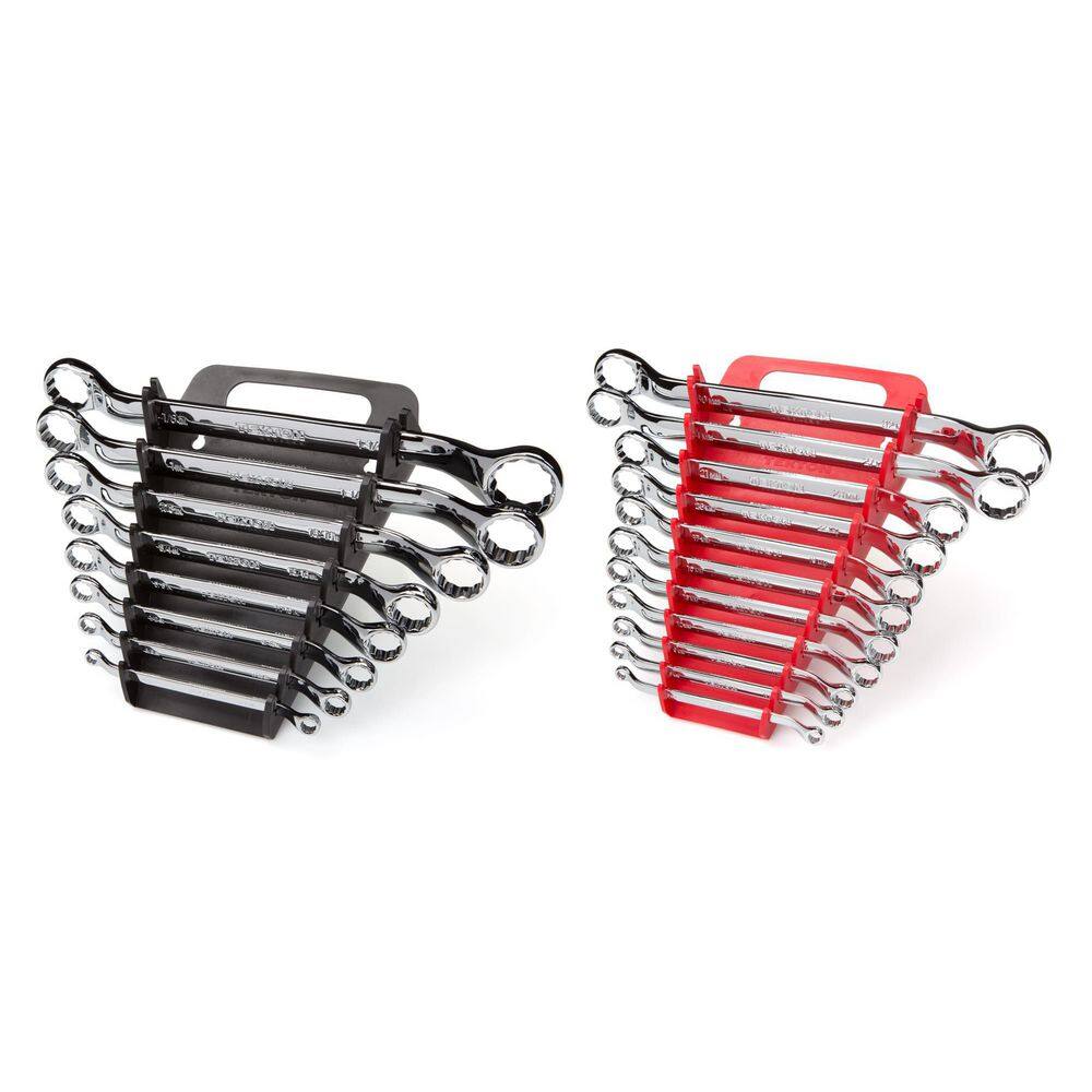 TEKTON WBE91302 45-Degree Offset Box End Wrench Set. 19-Piece (1/4-1-1/4 in.. 6-32 mm) - Holder