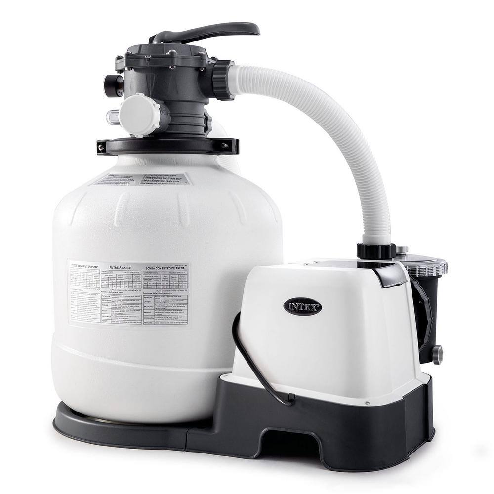 Intex 26679EG 26679EG 2.150 GPH Krystal Clear Saltwater System and Sand Filter Pump