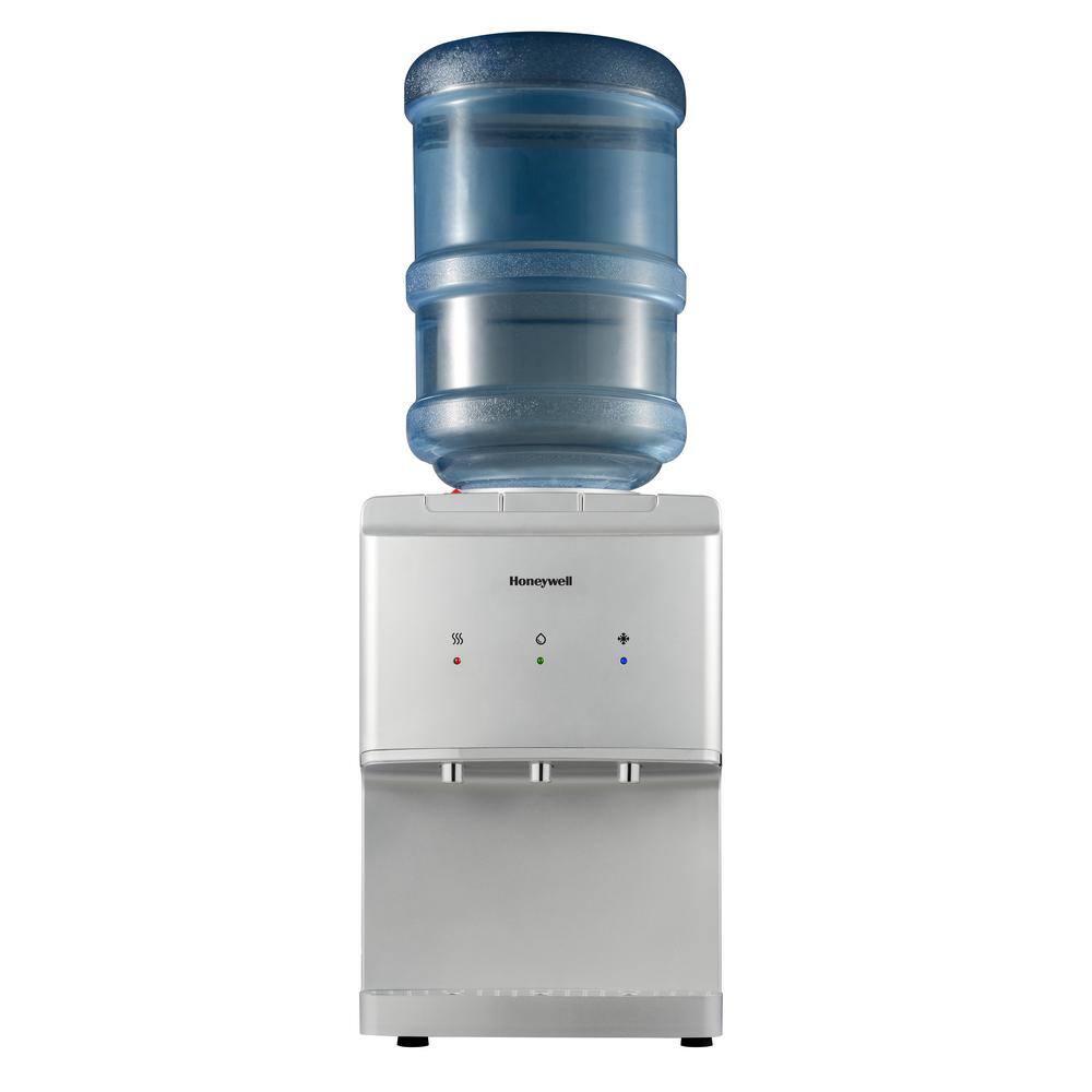 Honeywell HWDC-200S Premium Tri-Temperature Countertop Water Cooler in Silver
