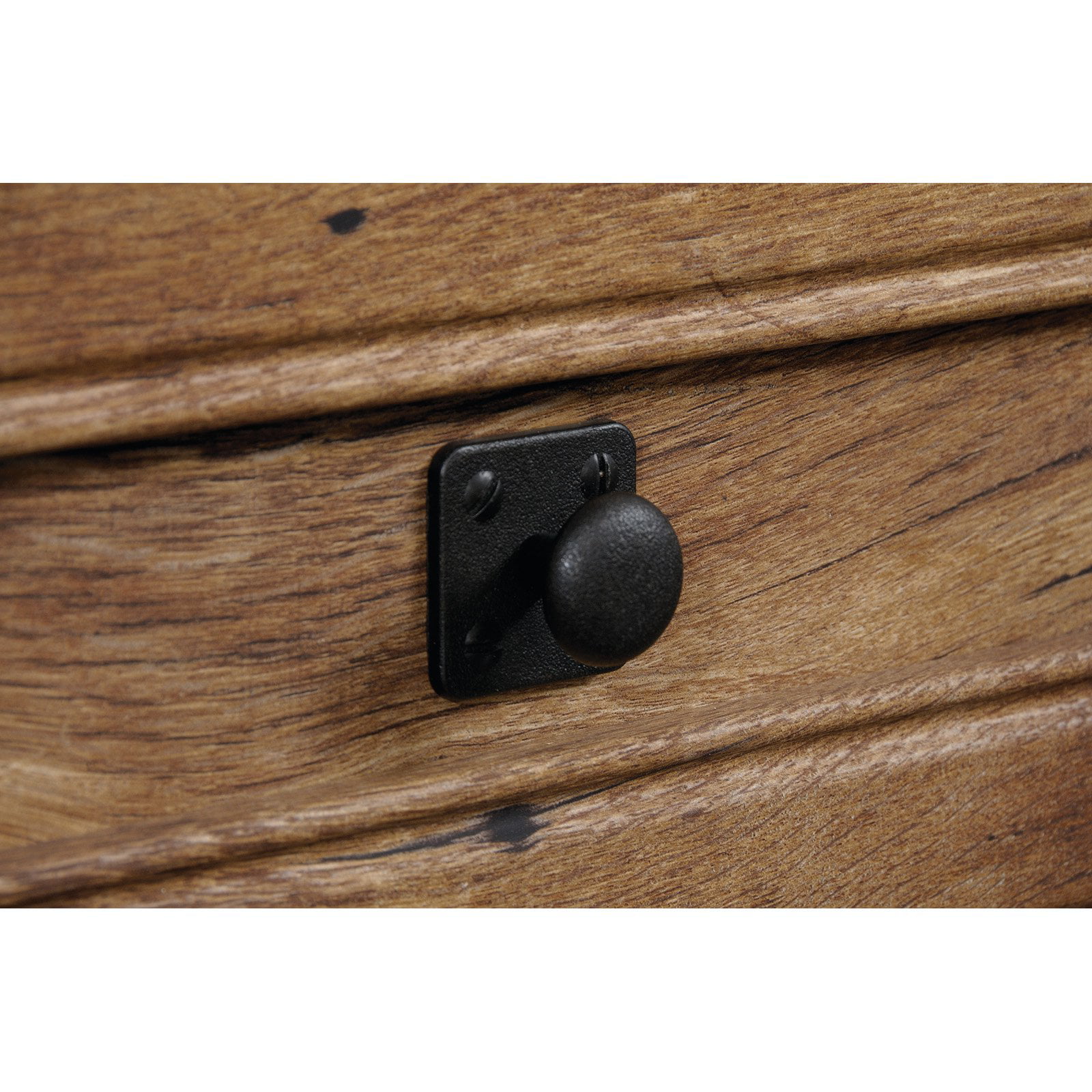 Sauder Palladia Corner TV Stand for TVs up to 60″. Vintage Oak Finish