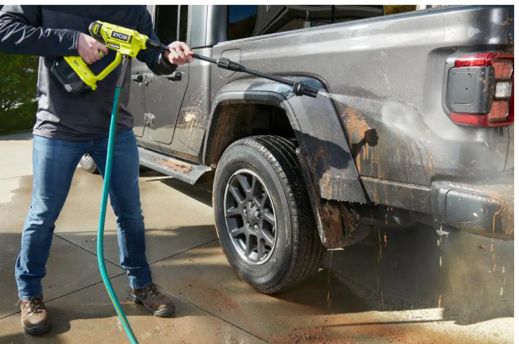 RYOBI RY120352K ONE+ 18V EZClean 320 PSI 0.8 GPM Cordless Cold Water Power Cleaner with Battery and Charger