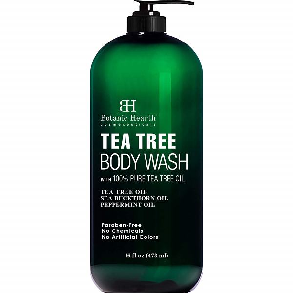 BOTANIC HEARTH Tea Tree Body Wash. Helps with Nails. Athletes Foot. Ringworms