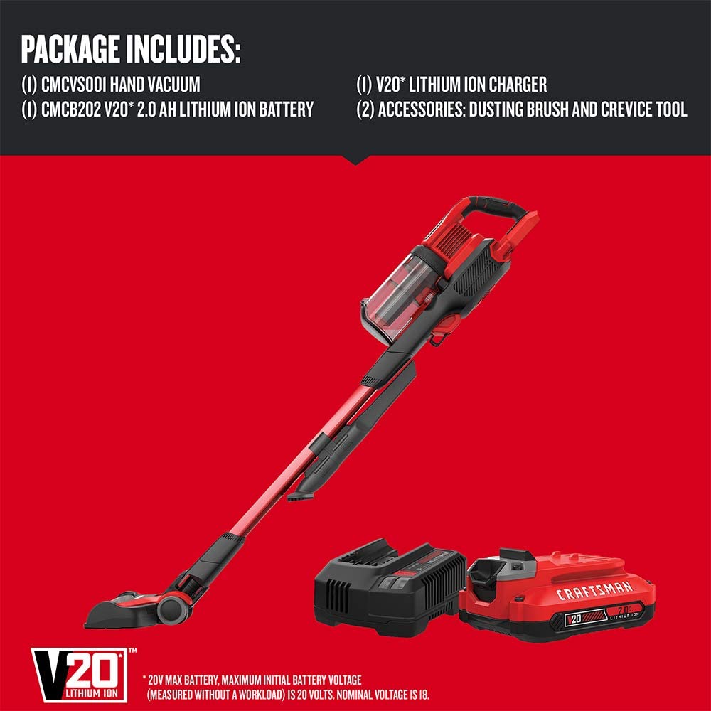 CRAFTSMAN  V20 Cordless Stick Vacuum Cordless Stick Vacuum