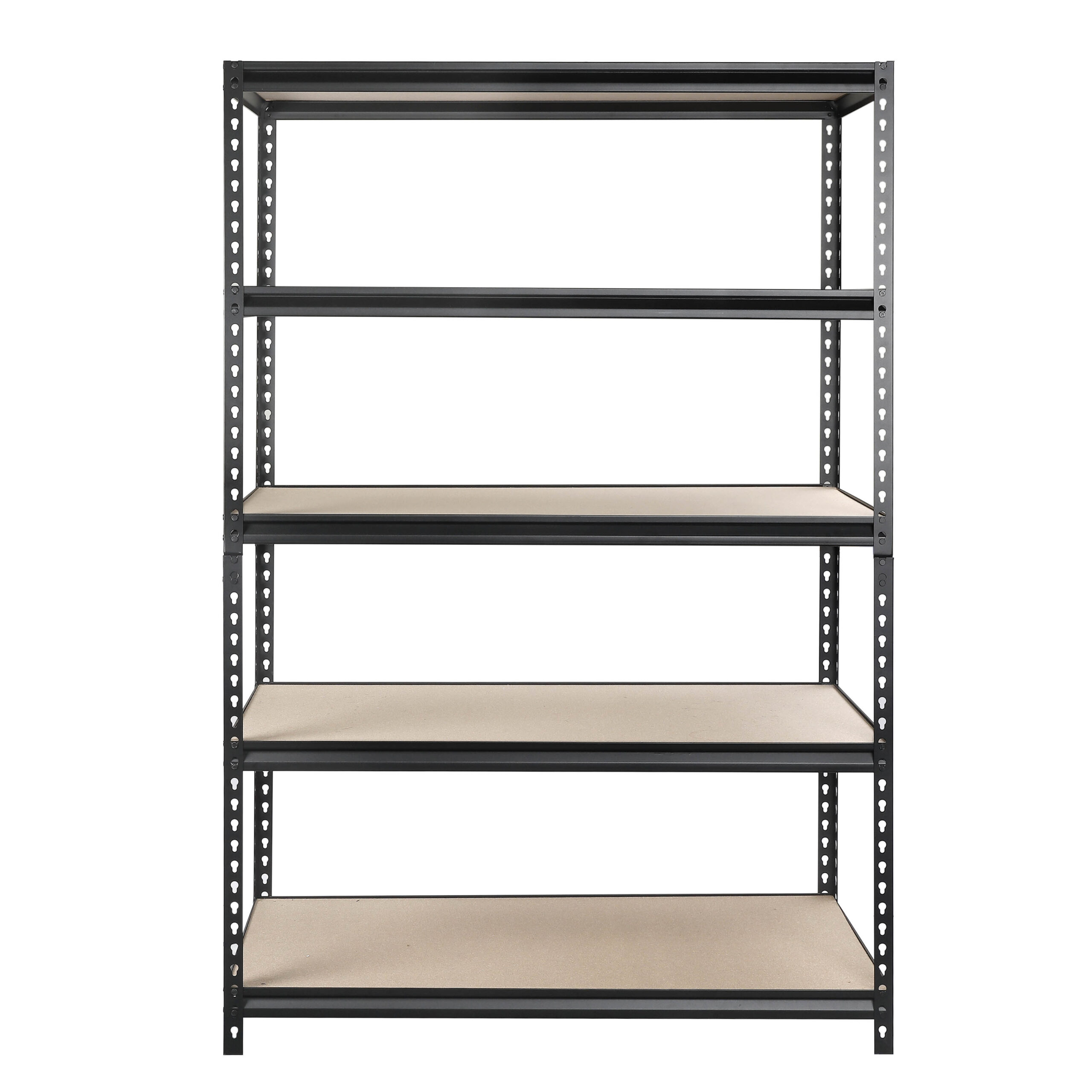 WORKPRO 48-inch 5-Tier Freestanding Shelf with Particle Board Shelves. 800 lb. Capacity