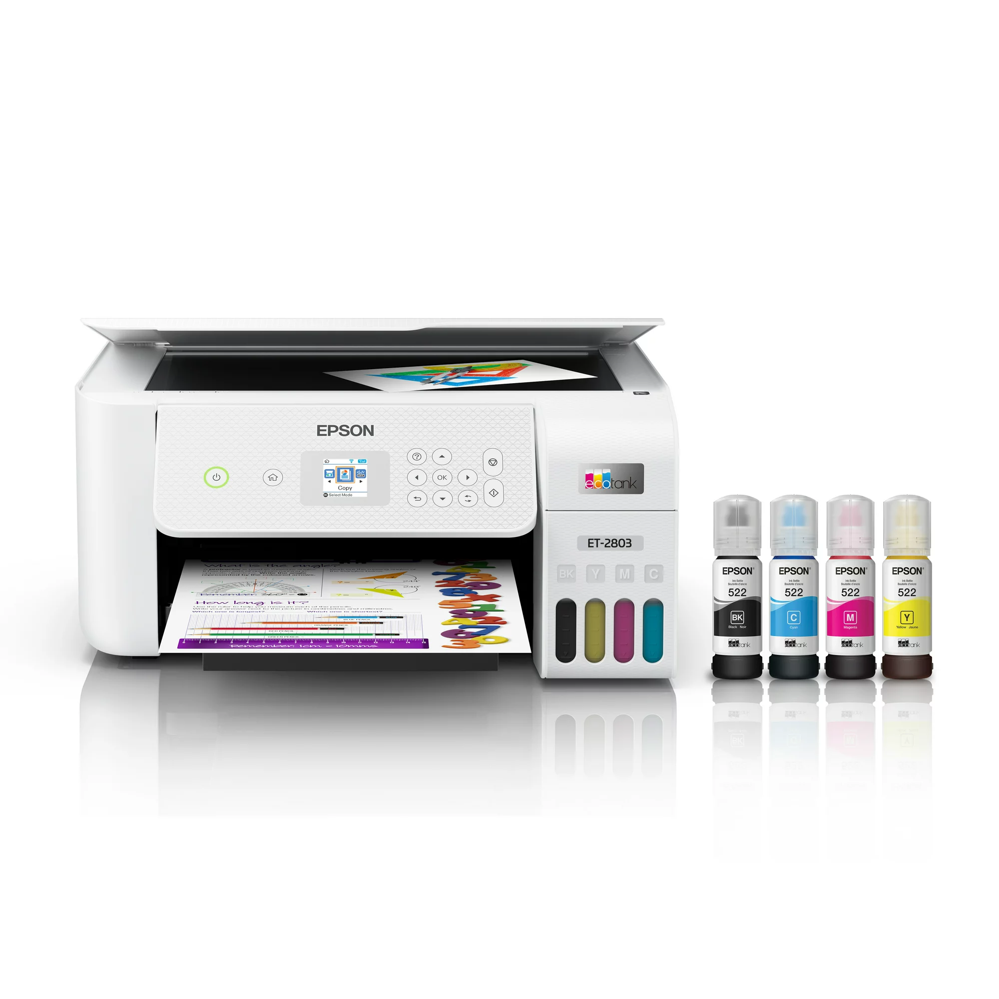 Epson EcoTank ET-2803 Wireless All-in-One Cartridge-Free Printer