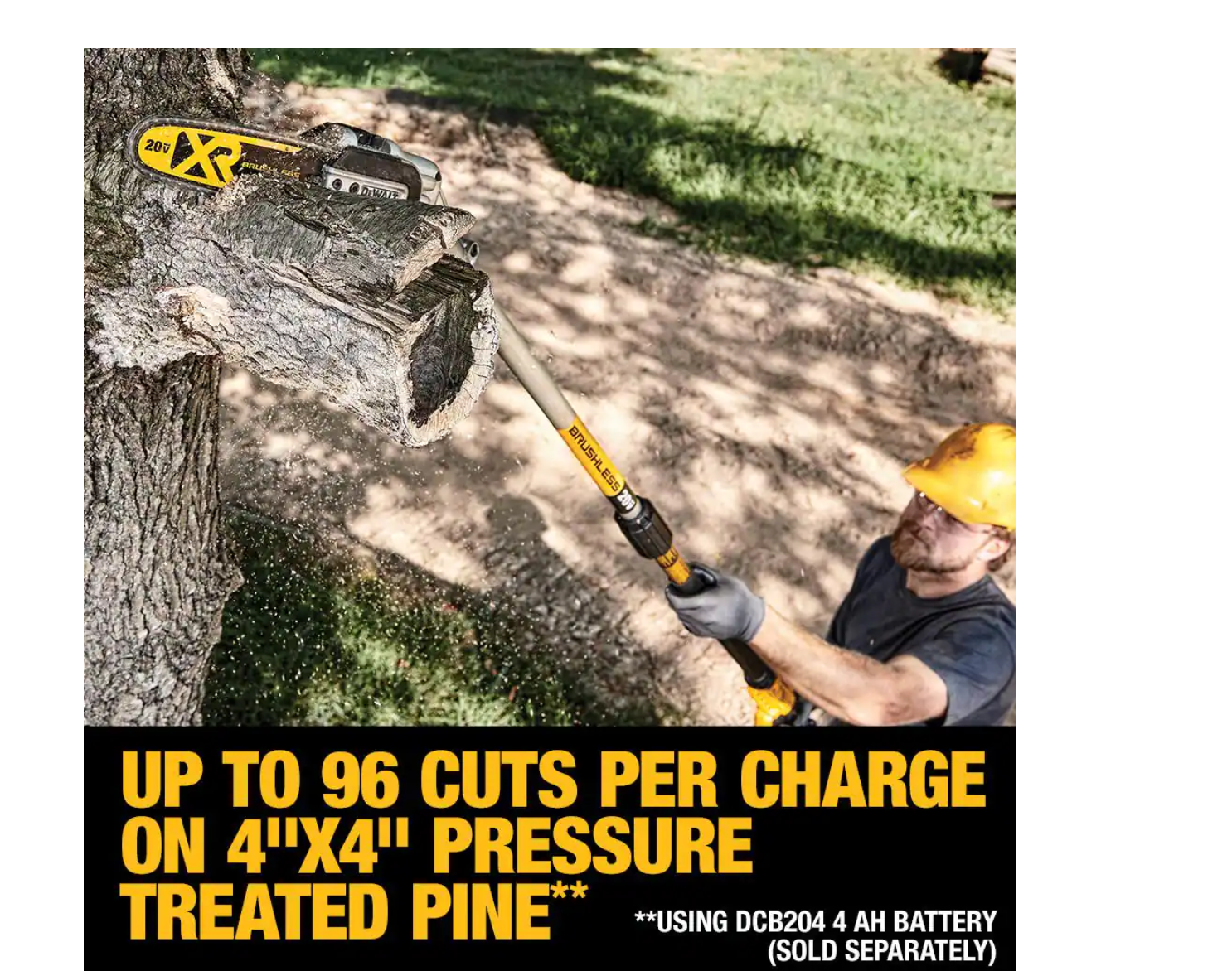 DEWALT DCPS620B 20V MAX 8in. Cordless Battery Powered Pole Saw. Tool Only