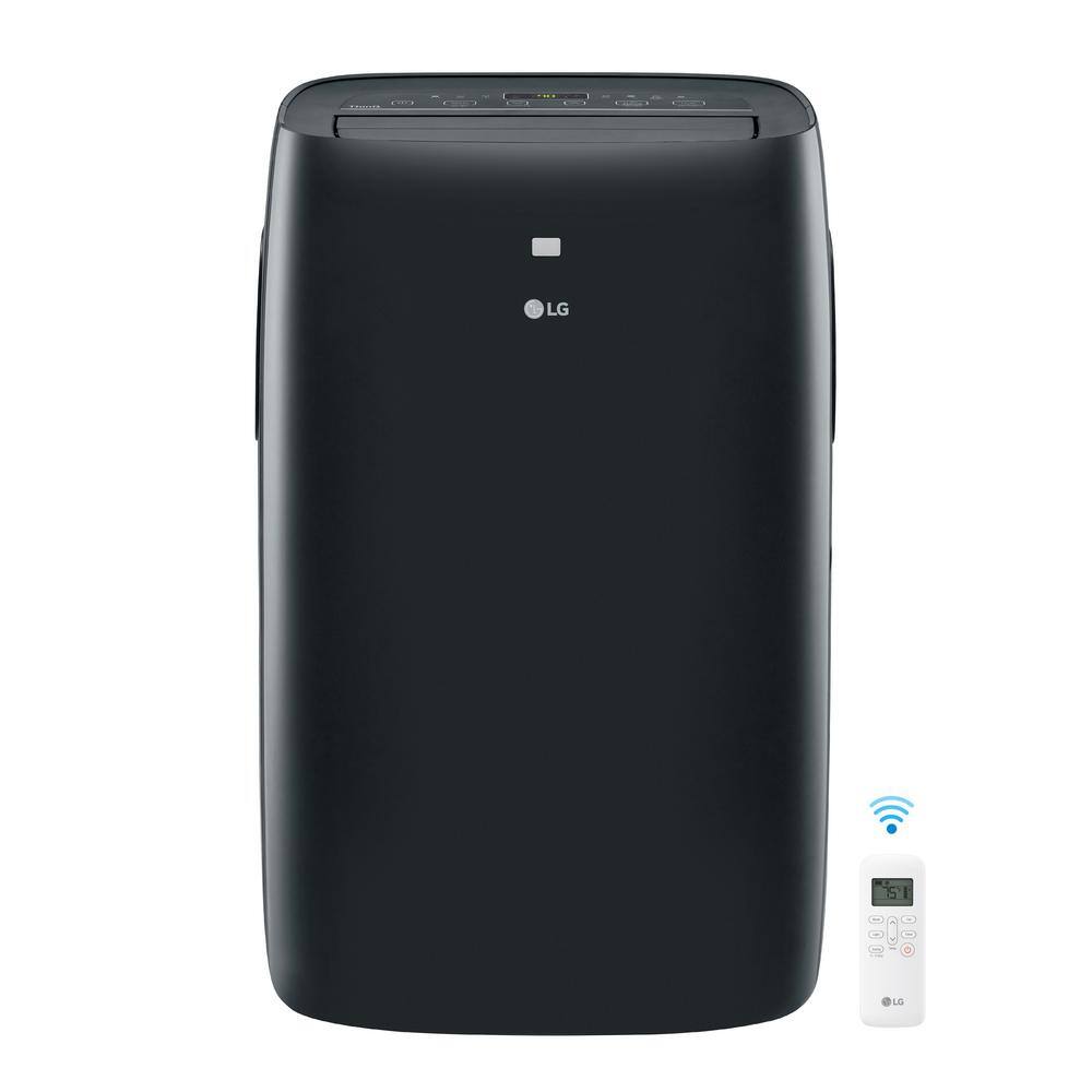 LG Electronics LP0823GSSM 8.000 BTU (DOE) 115-Volt Portable Air Conditioner. Cools 350 sq. ft. with Dehumidifier Function. Wi-Fi Enabled in Gray