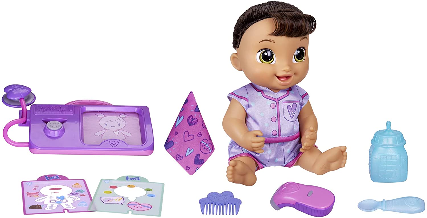 Baby Alive Lulu Achoo Doll. 12-Inch Interactive Doctor Play Toy