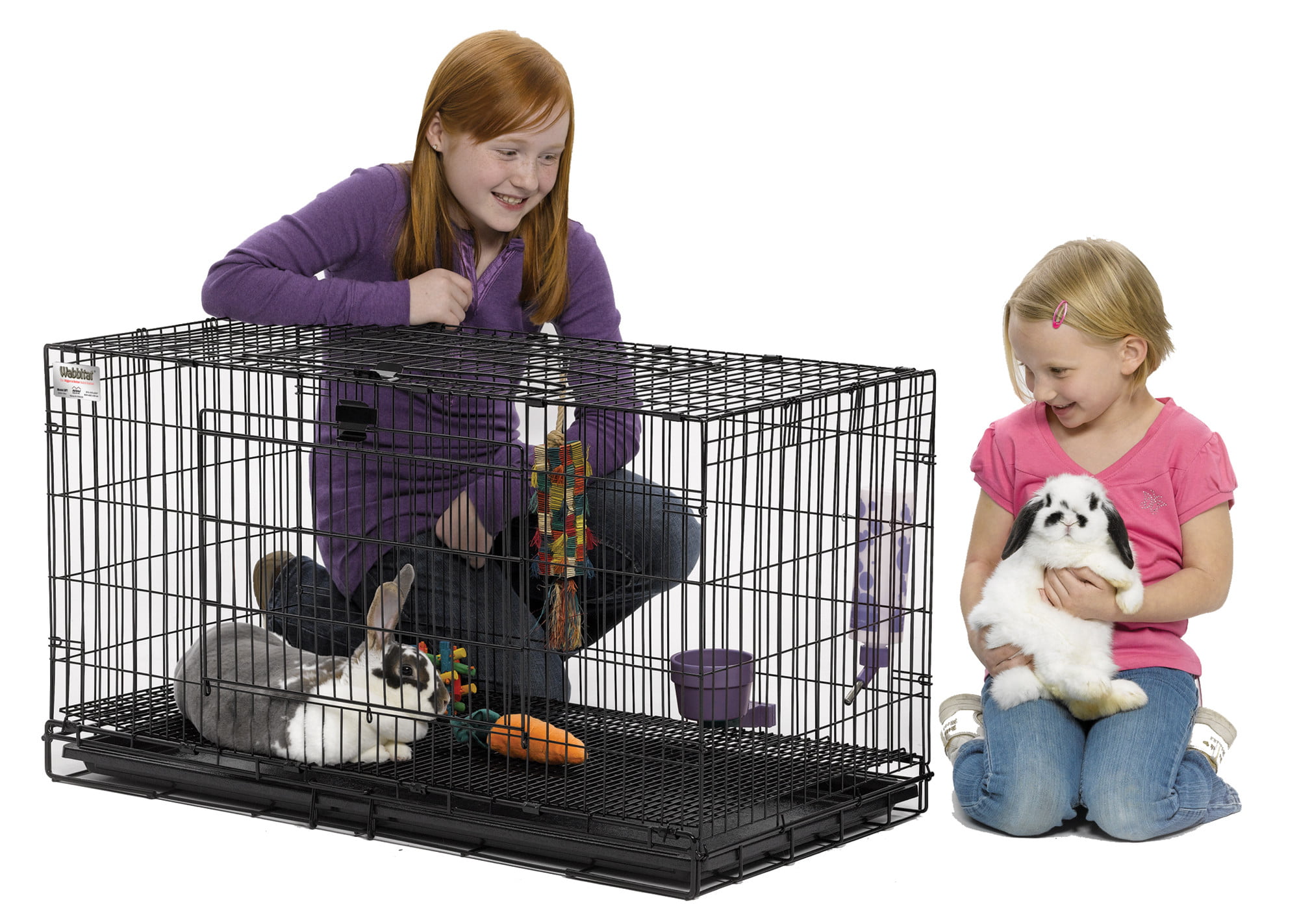 MidWest Wabbitat Folding Rabbit Cage. 37″