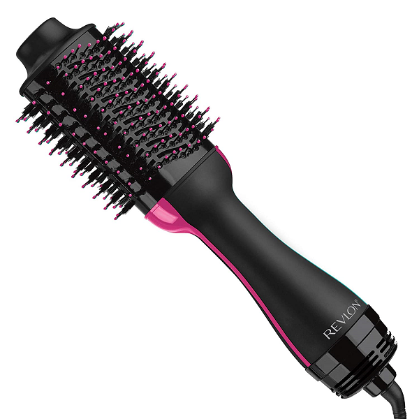 REVLON One-Step Hair Dryer And Volumizer Hot Air Brush. Black