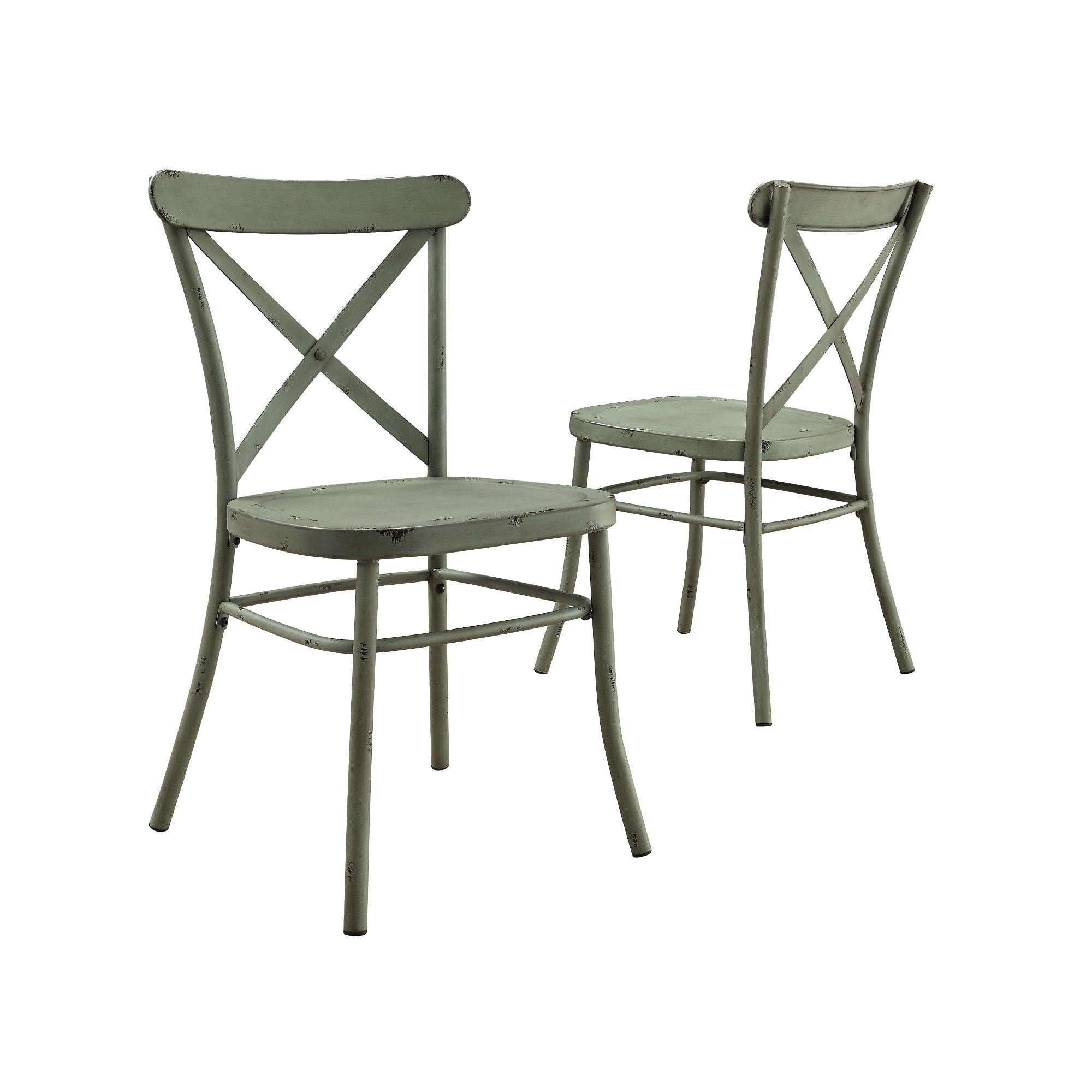 Better Homes and Gardens Collin Distressed Dining Chair. Set of 2. Multiple Finishes