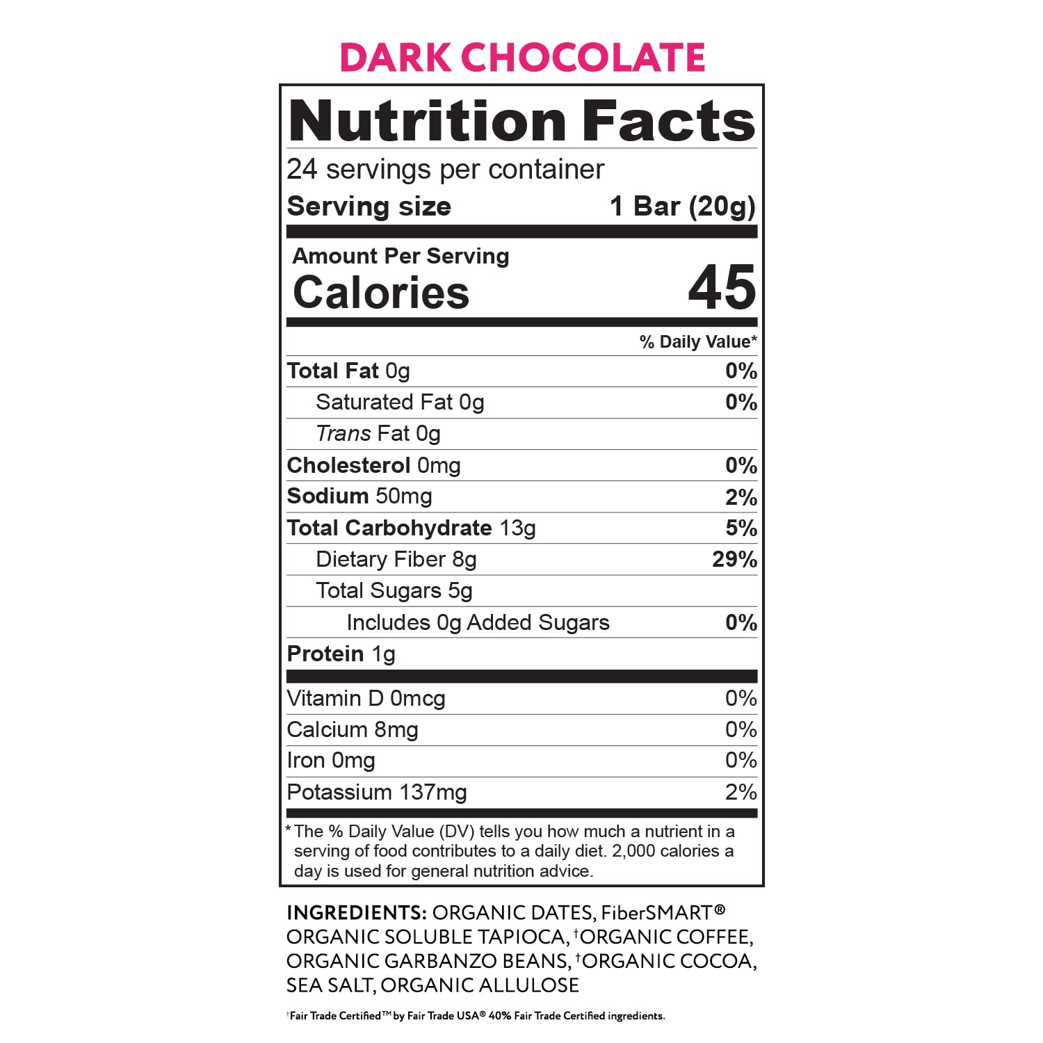 That's it. Kick Coffee Energy Bar. 24 Mini Bars. Plant-Based. Vegan. USDA Organic