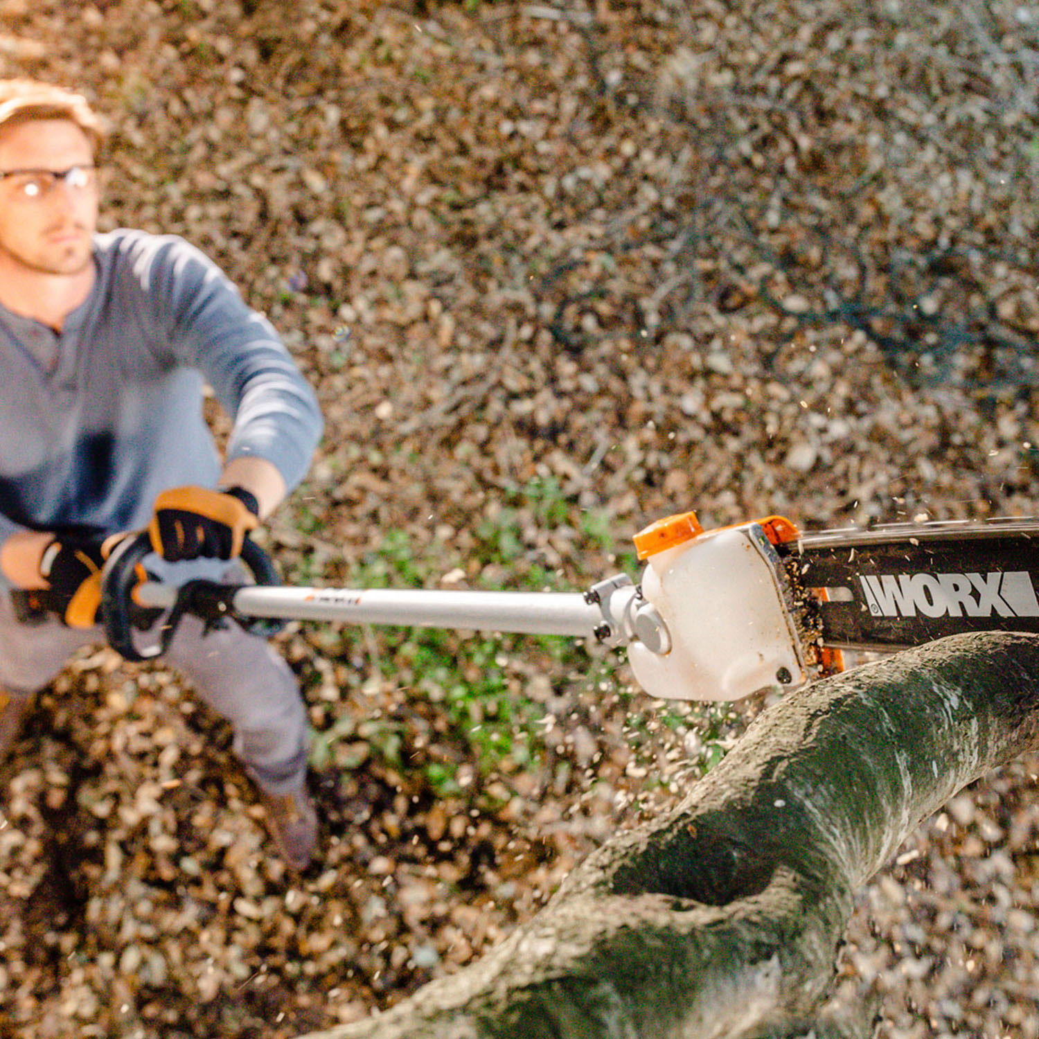 Worx WA0222 40V NITRO Driveshare 10″ Universal Pole Saw Attachment