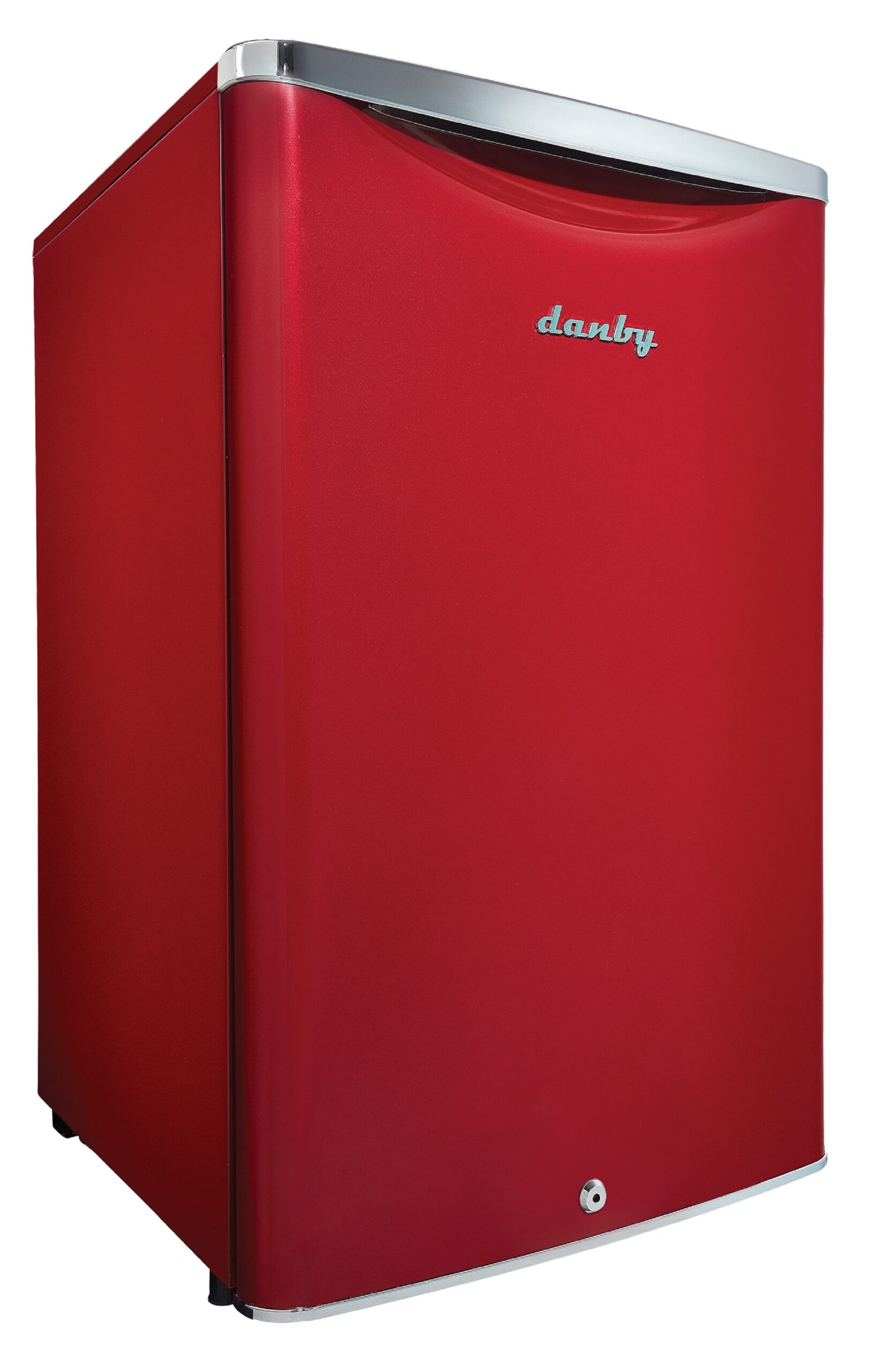 Danby DAR044A6LDB 4.4 Cu. Ft. (124 L) Capacity Retro Mini All-Refrigerator in Metallic Red Featuring Danby's patented design and Energy Star Compliant
