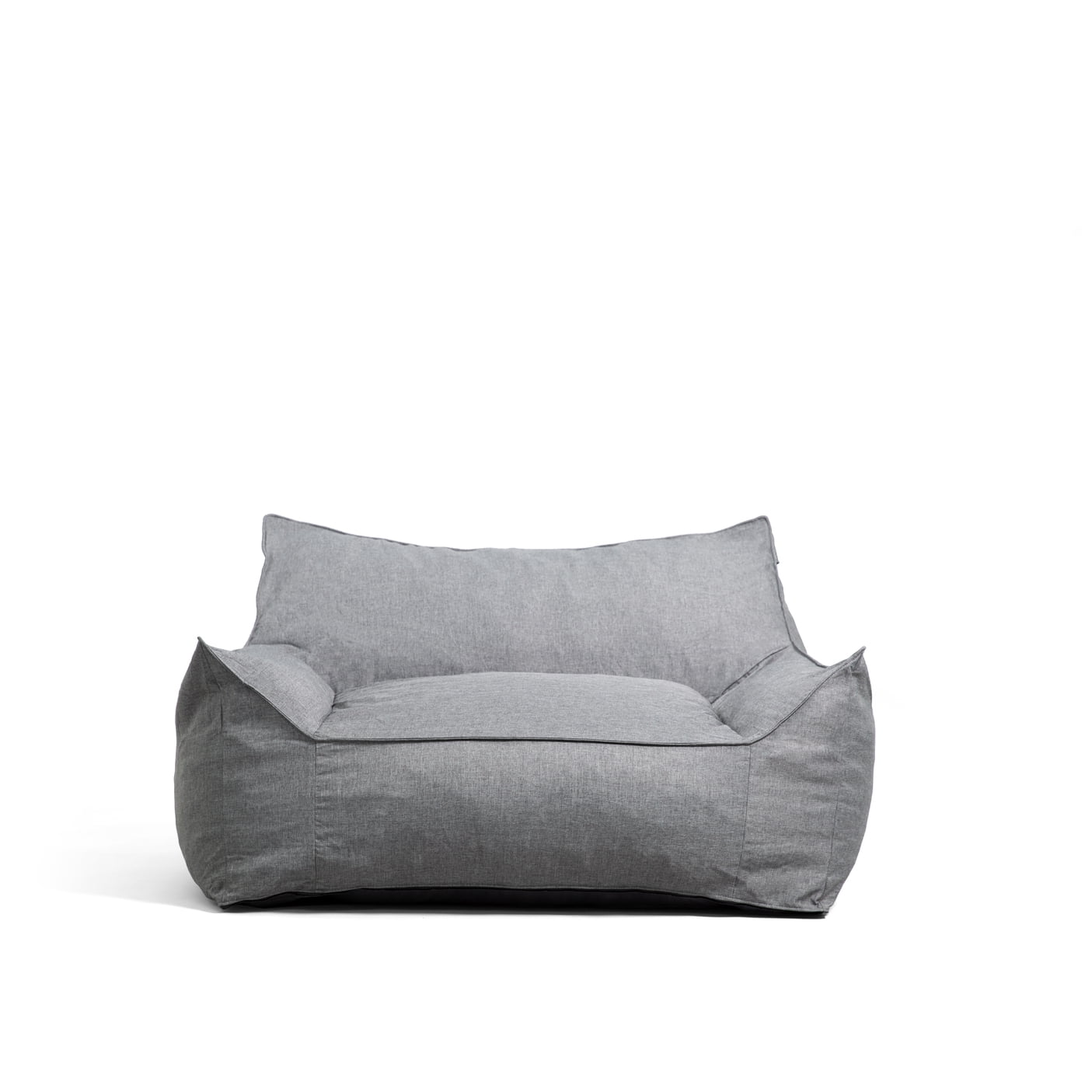 Big Joe Imperial Fufton Bean Bag Chair. Union 4ft. Gray