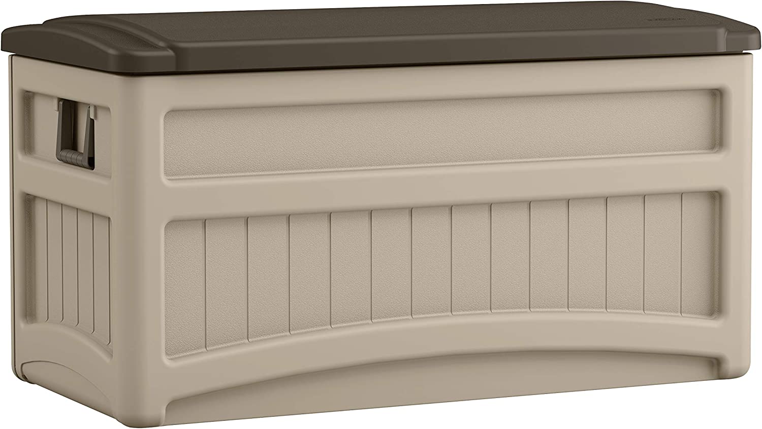 Suncast DB8000B Deck Box. Deluxe. Light Taupe