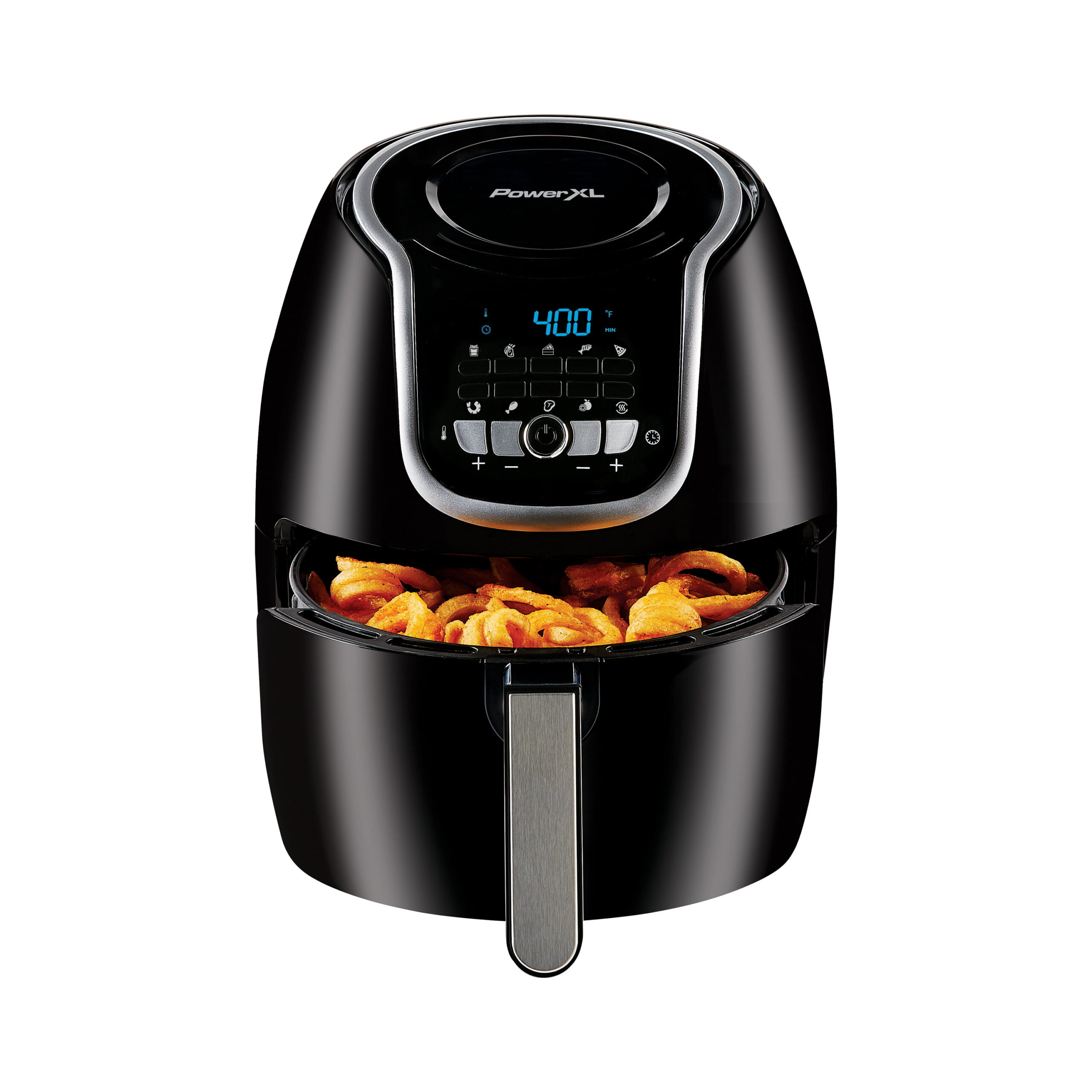 PowerXL Vortex Air Fryer Plus 5 Quart Capacity. Black. 1500 Watts