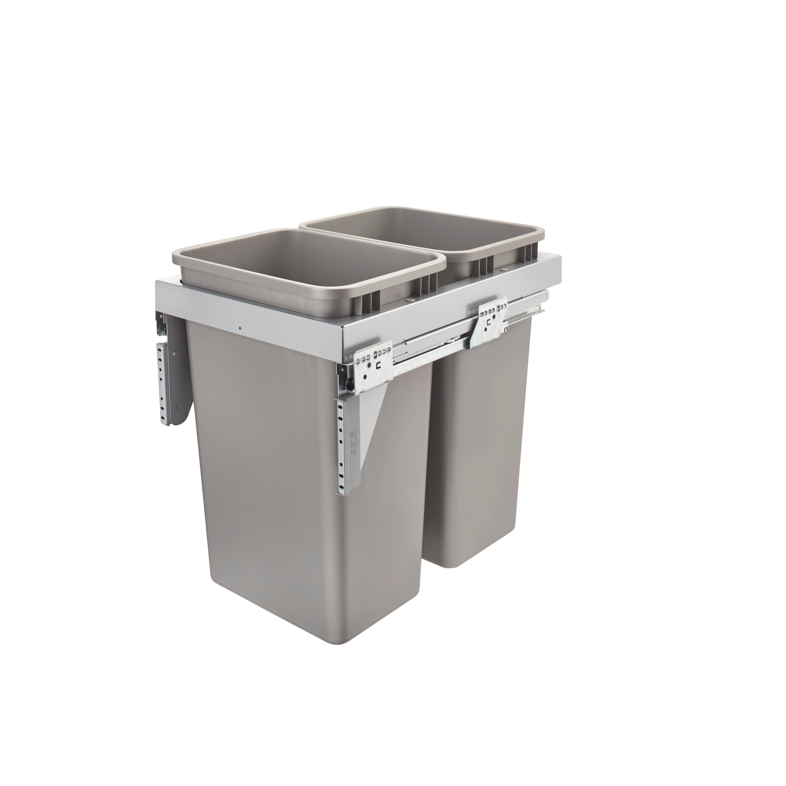 Rev-A-Shelf 50-Quart Soft Close Double Pull Out Trash Can