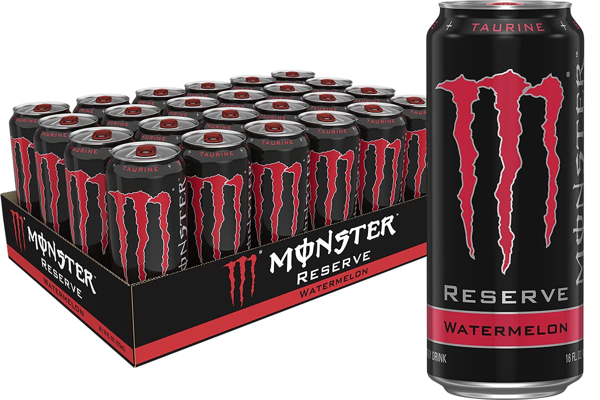 Monster Energy Drink Reserve Watermelon. 16 Ounce (Pack of 24)