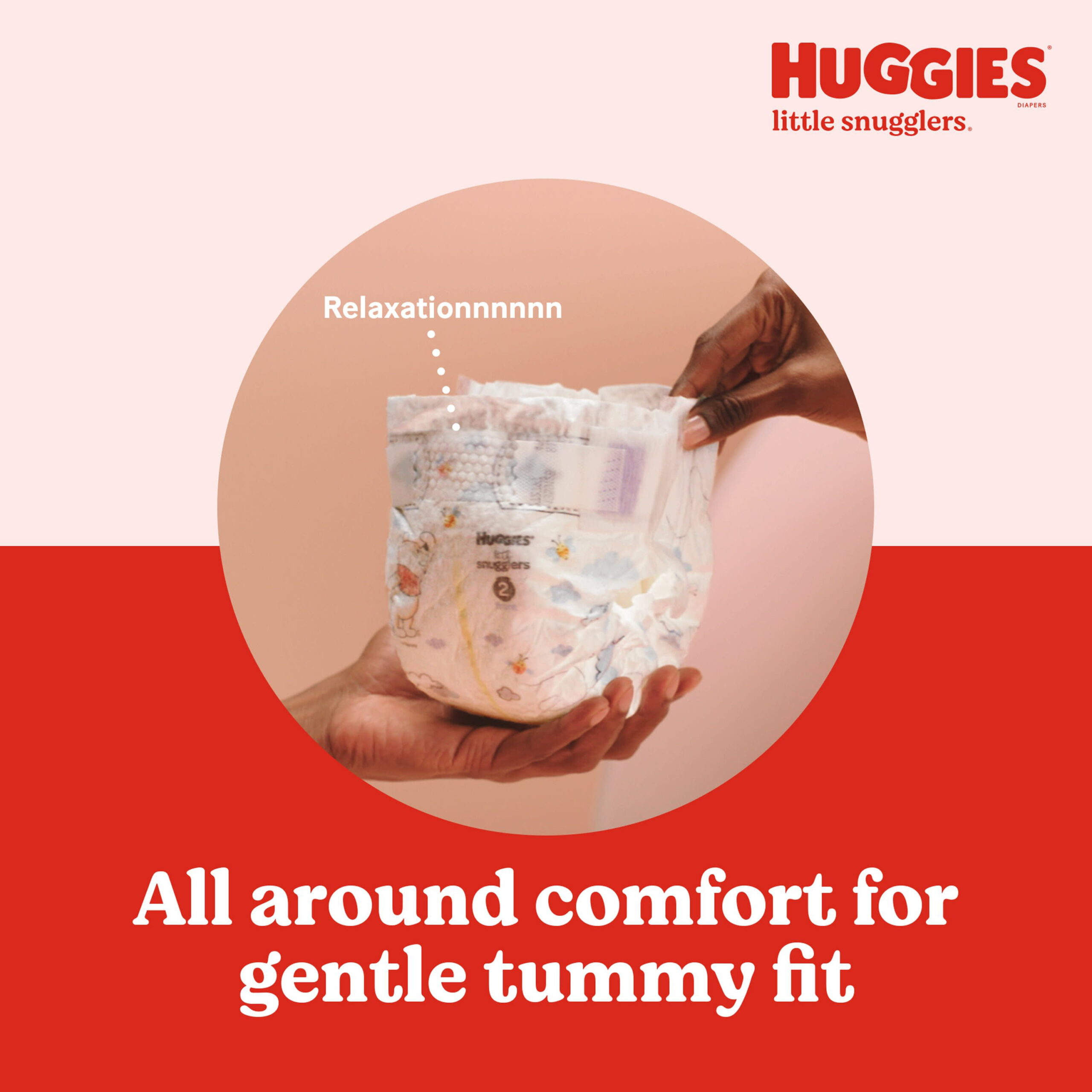 Huggies Little Snugglers Baby Diapers. 148 Ct. Size 2 (12-18 lbs)