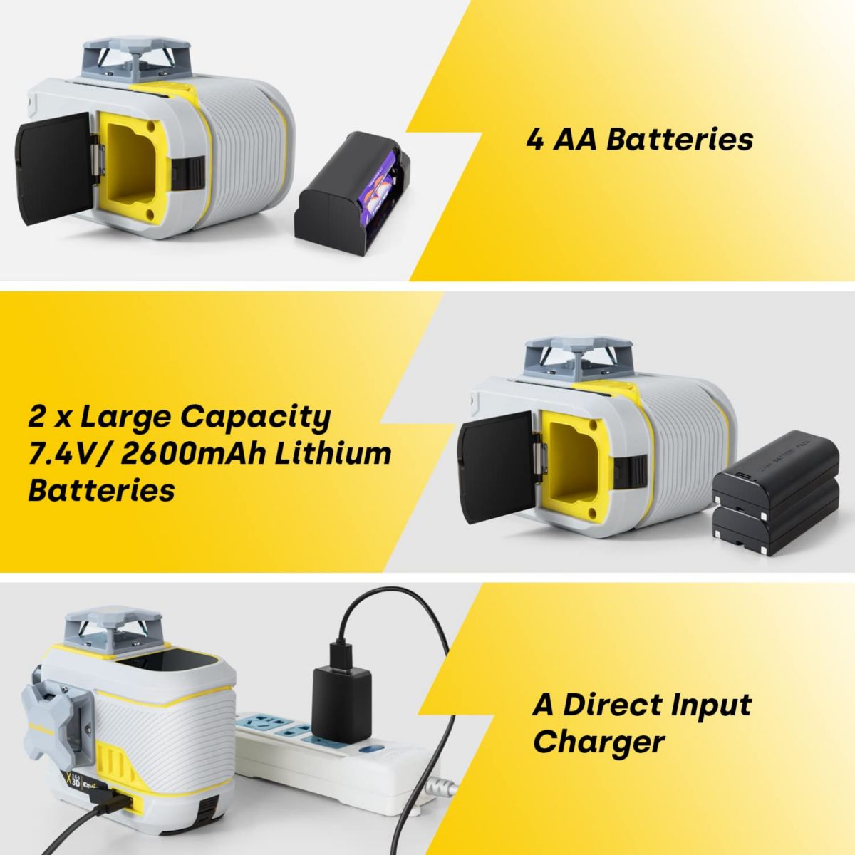 Enventor Self-Leveling Laser Level with Laser Tool Kit. 12 Green Lines. Plane-Leveling. Alignment Cross Line