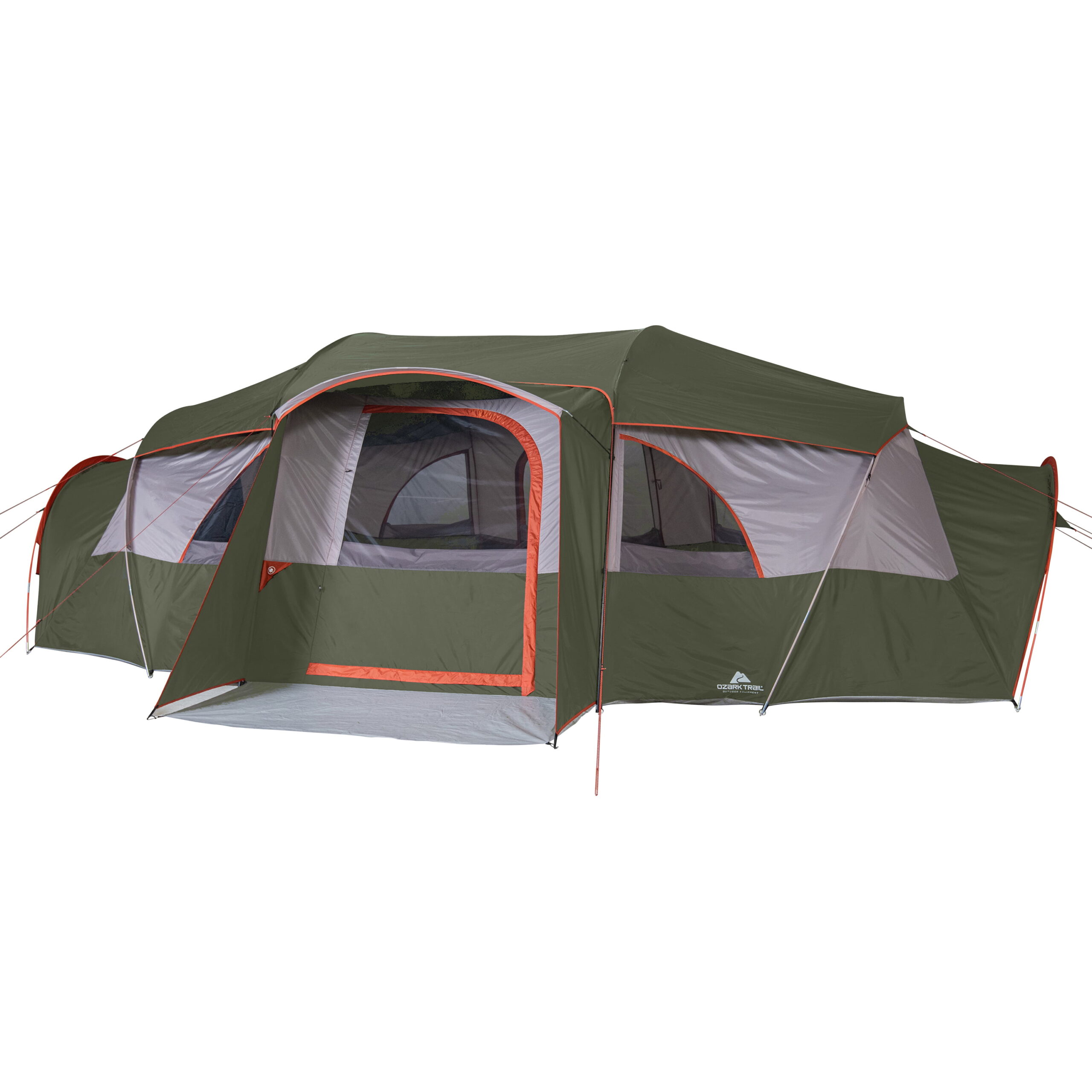 Ozark Trail Hazel Creek 18-Person Cabin Tent. with 3 Covered Entrances