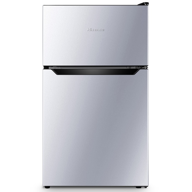 Hisense LCT33D6ASE 3.3-cu ft Mini Fridge Freezer Compartment (Silver) ENERGY STAR