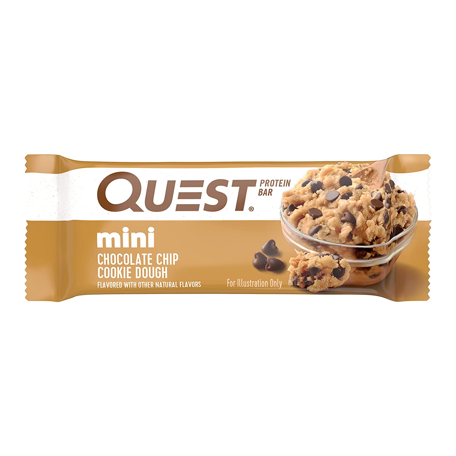 Quest Nutrition Mini Chocolate Chip Cookie Dough Protein Bars