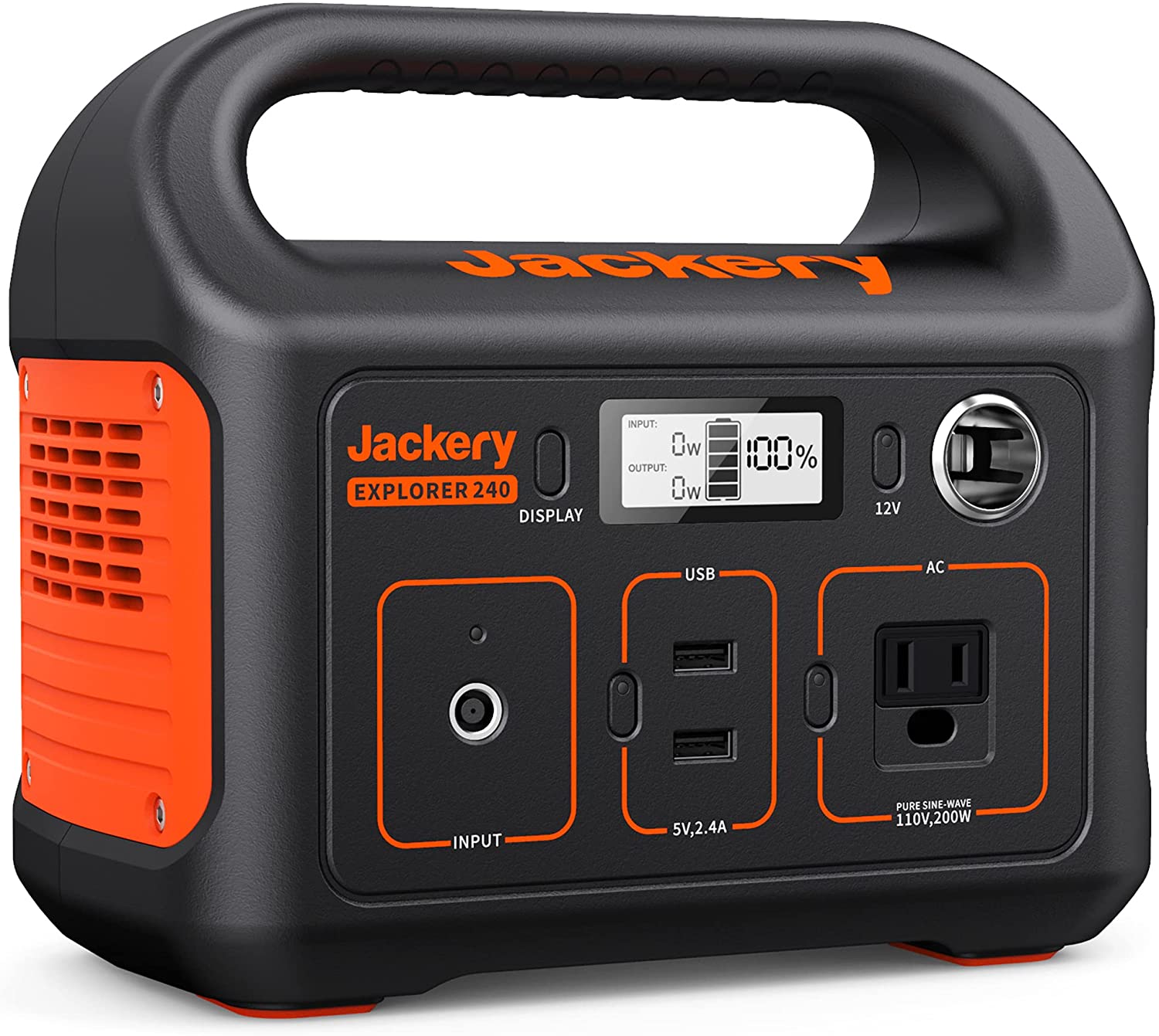 Jackery Portable Power Station Explorer 240. 240Wh Backup Lithium Battery. Solar Generator