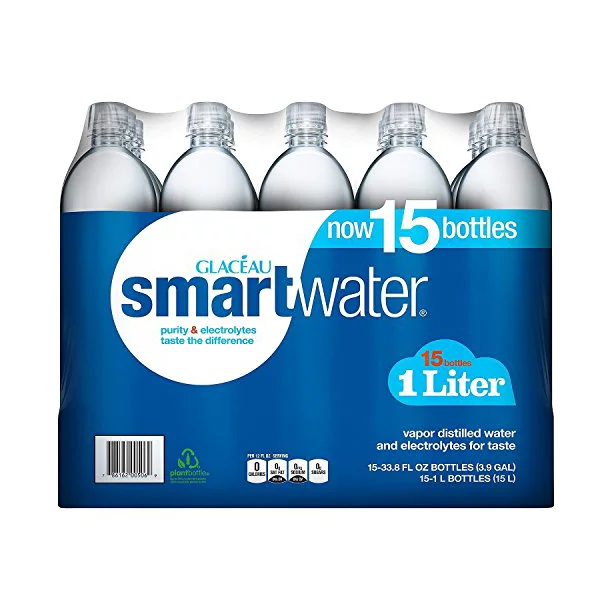 Glaceau SmartWater Water (1 L bottles. 15 pk.)