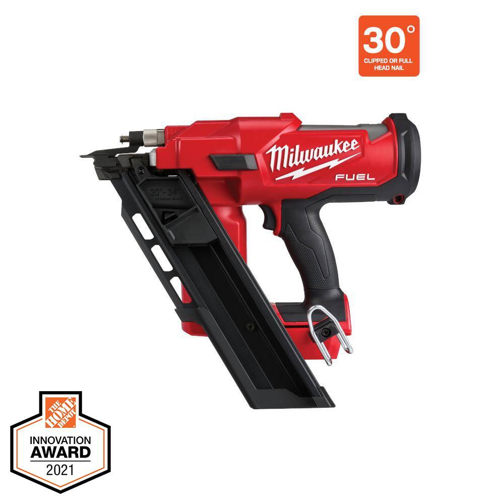 Milwaukee 2745-20 M18 FUEL 3-1/2 in. 18-Volt 30-Degree Lithium-Ion Brushless Cordless Framing Nailer (Tool-Only)