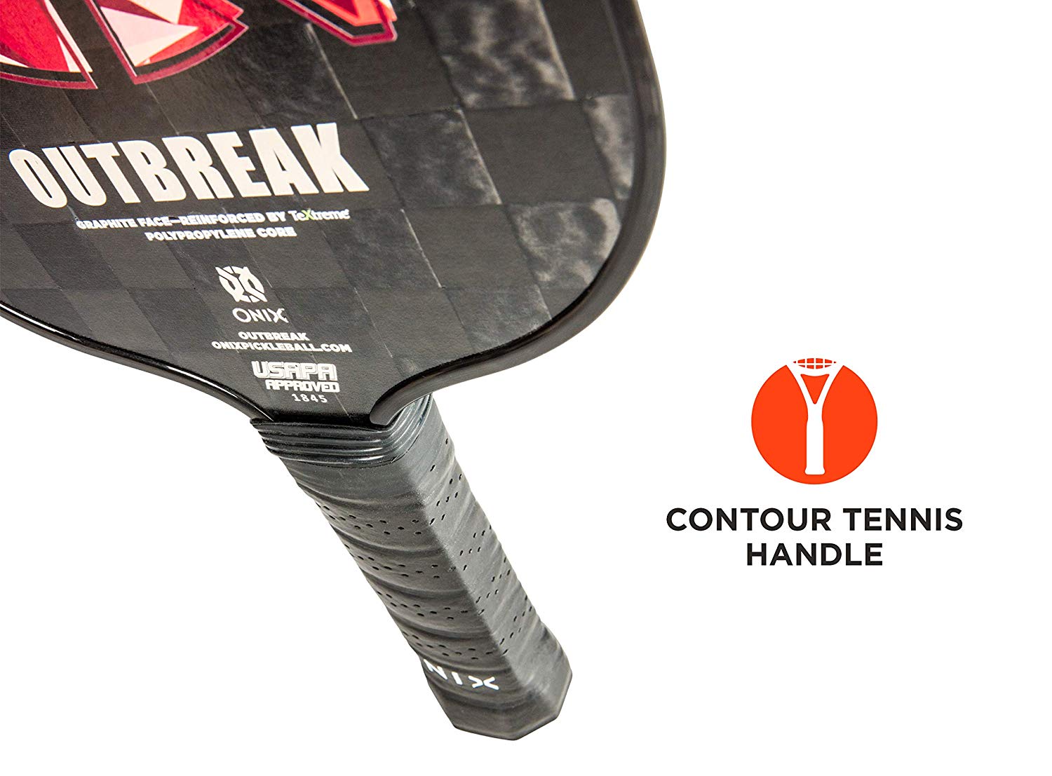 Onix Outbreak Pickleball Paddle. Red