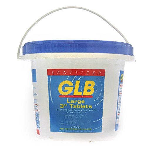 GLB 71230A 3-Inch Chlorine Sanitizing Tablets. 8-Pound.Large