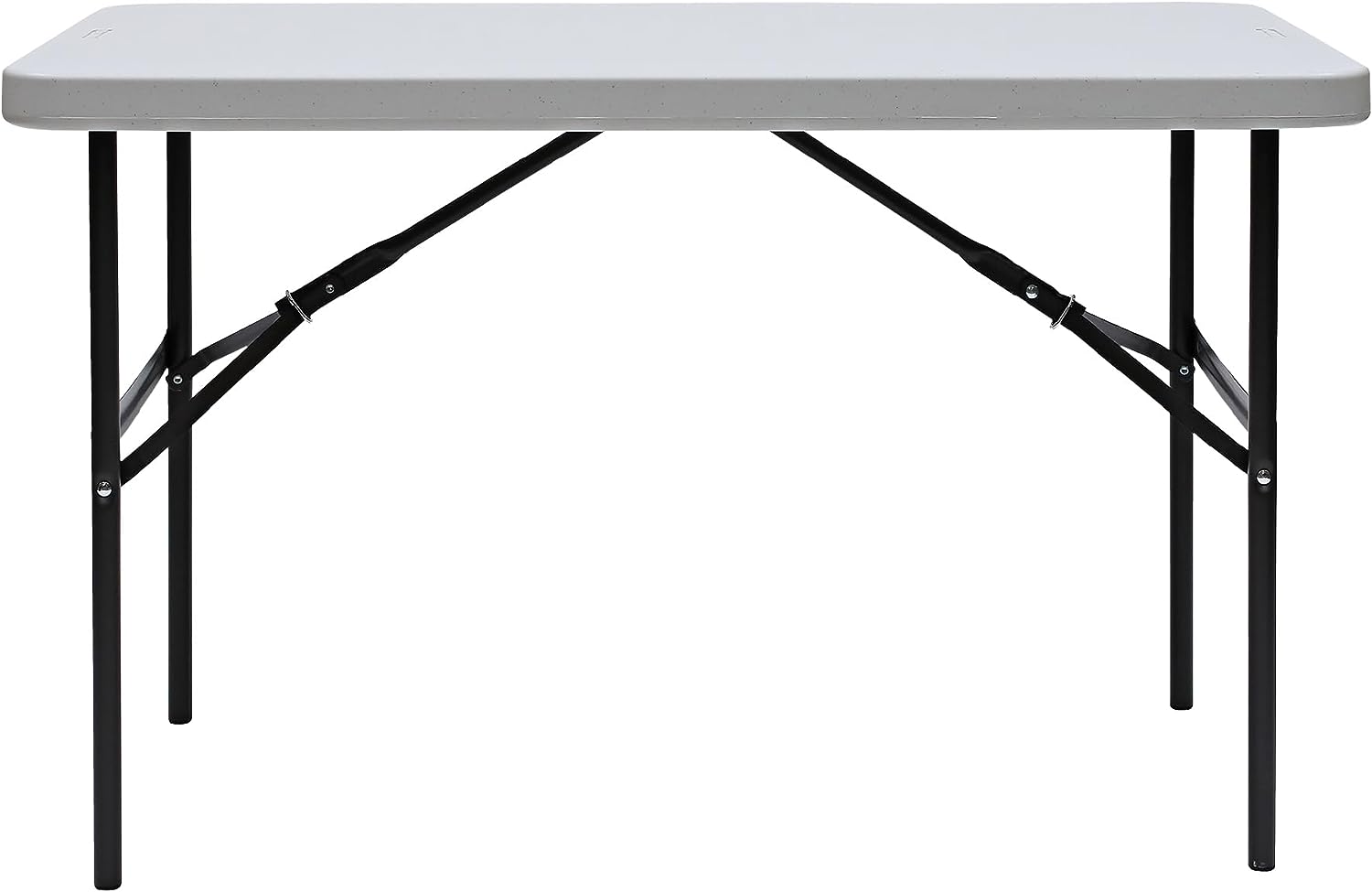 Iceberg IndestrucTable Commercial Folding Table. Indoor or Outdoor. Platinum. 750 lbs. Weight Capacity. 24 W x 48 L