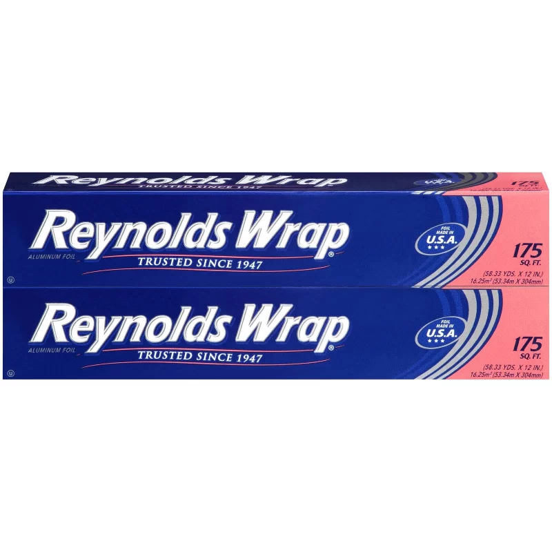 Reynolds Wrap Aluminum Foil. 175 Square Feet 2 Pack. 350 Total Square Feet