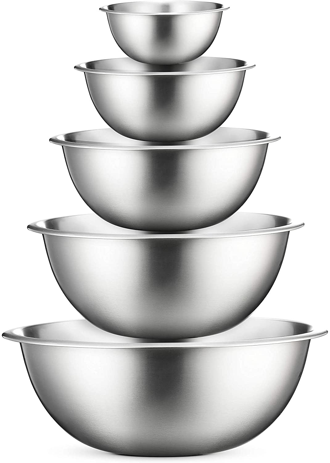 Stainless Steel Mixing Bowls (Set of 5) Stainless Steel Mixing Bowl Set