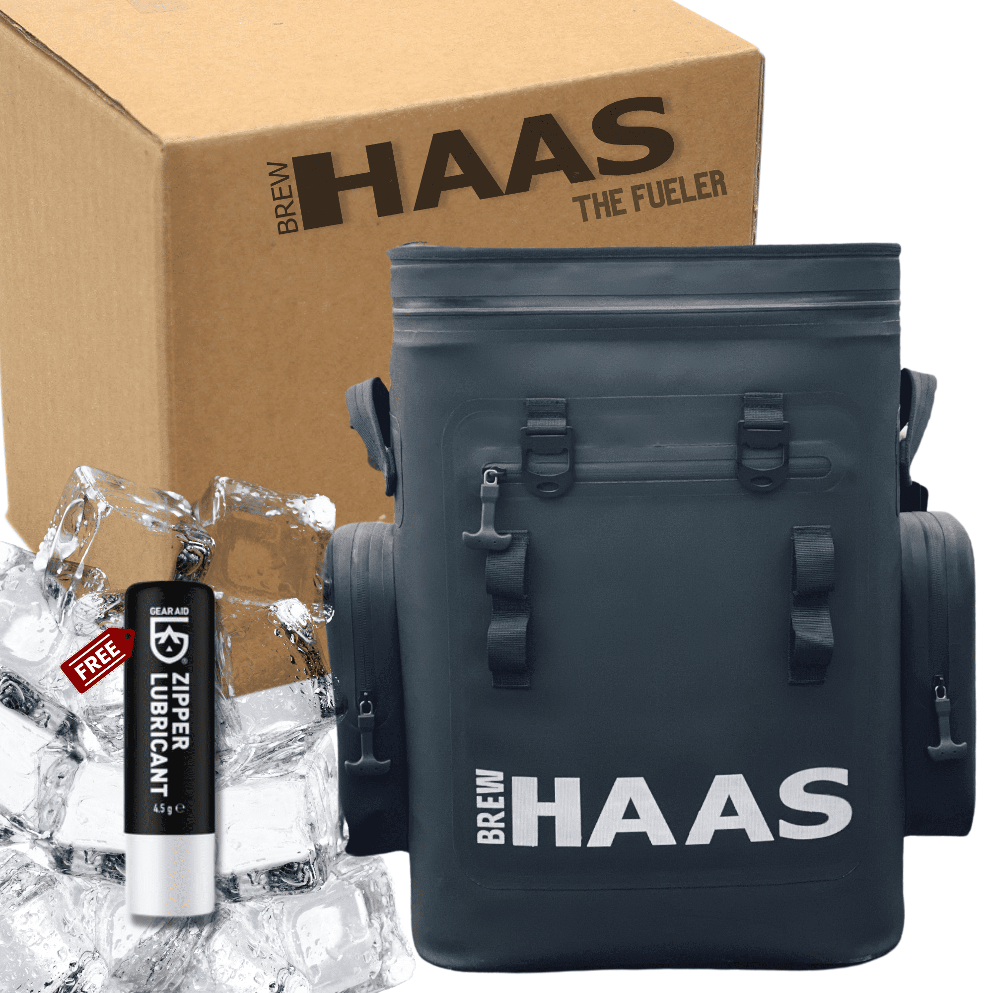 BREW HAAS Backpack Cooler - THE FUELER - 36 Cans