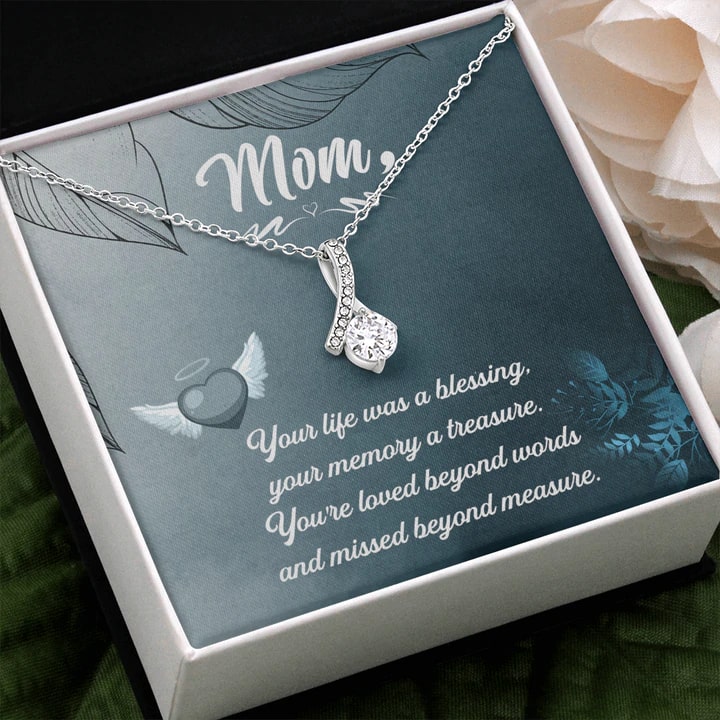 Mom Necklace – Diamond Necklace. Gift for Mom. Mother's Day Gifts