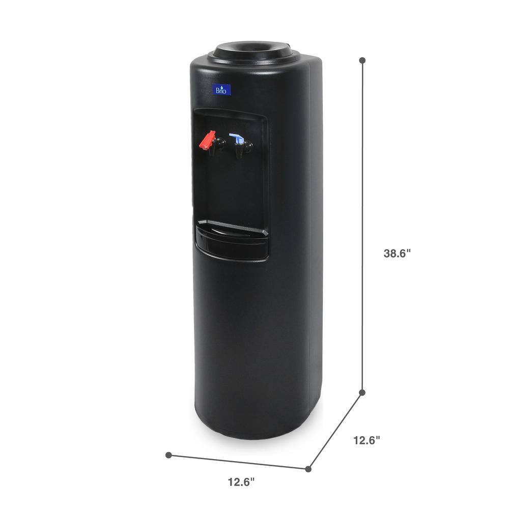 Brio CL520 Commercial Grade 3-5 Gallon Hot and Cold Top-Load Water Dispenser Cooler