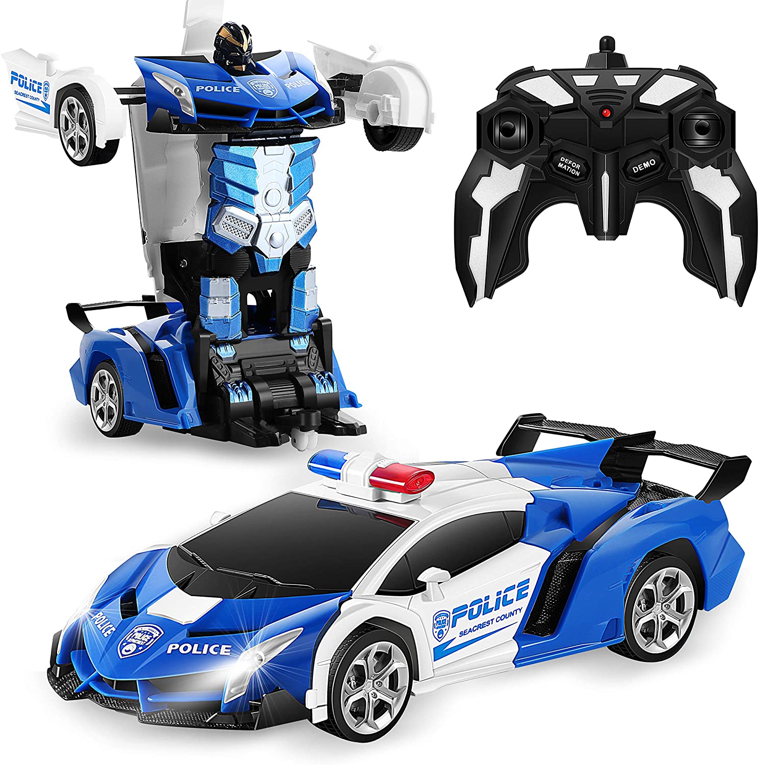 FIGROL Transform RC Car Robot. Remote Control Car Independent 2.4G Robot