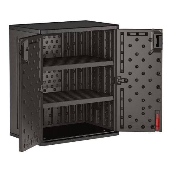 Suncast Commercial BMCCPD3600R 30 in. W x 36 in. H x 20 in. D Plastic Freestanding Garage Base Cabinet in Slate