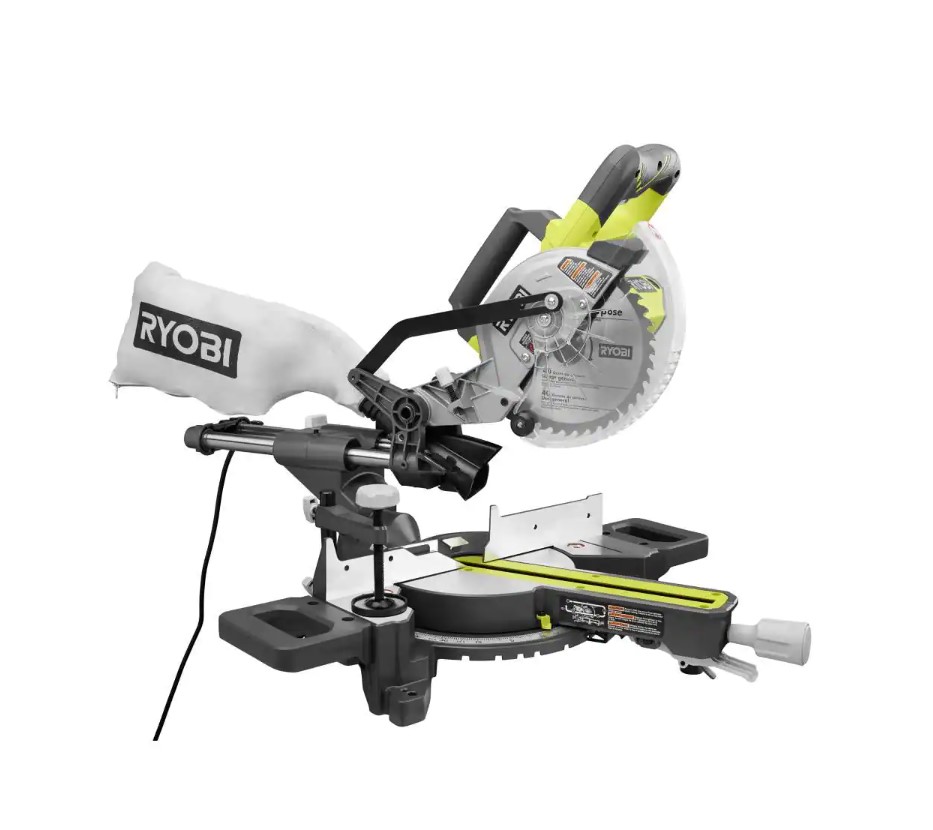 RYOBI Miter Saw TSS702 7-1/4 in. Compound Sliding