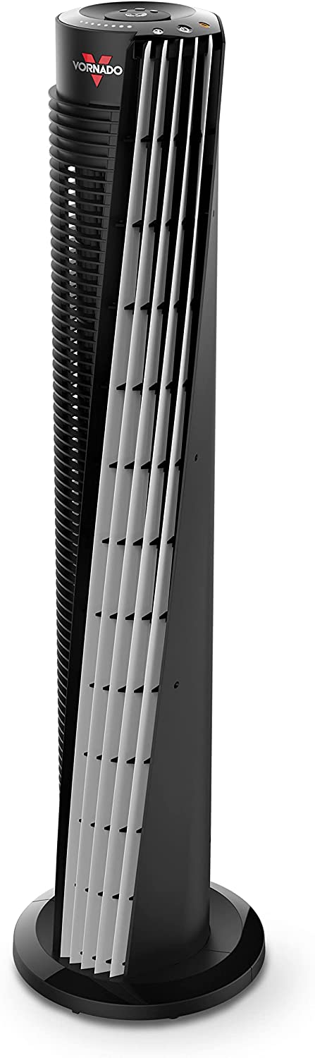 Vornado  41-in 4-Speed Indoor Black Tower Fan