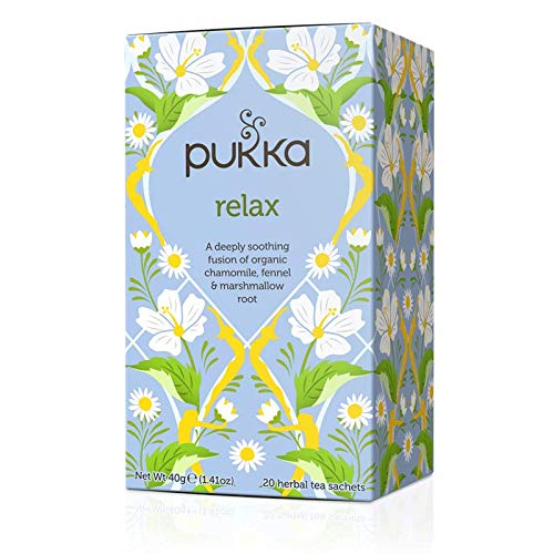 Pukka Organic Relax Tea. Tea Bags. 20 Bags. 3 Pack
