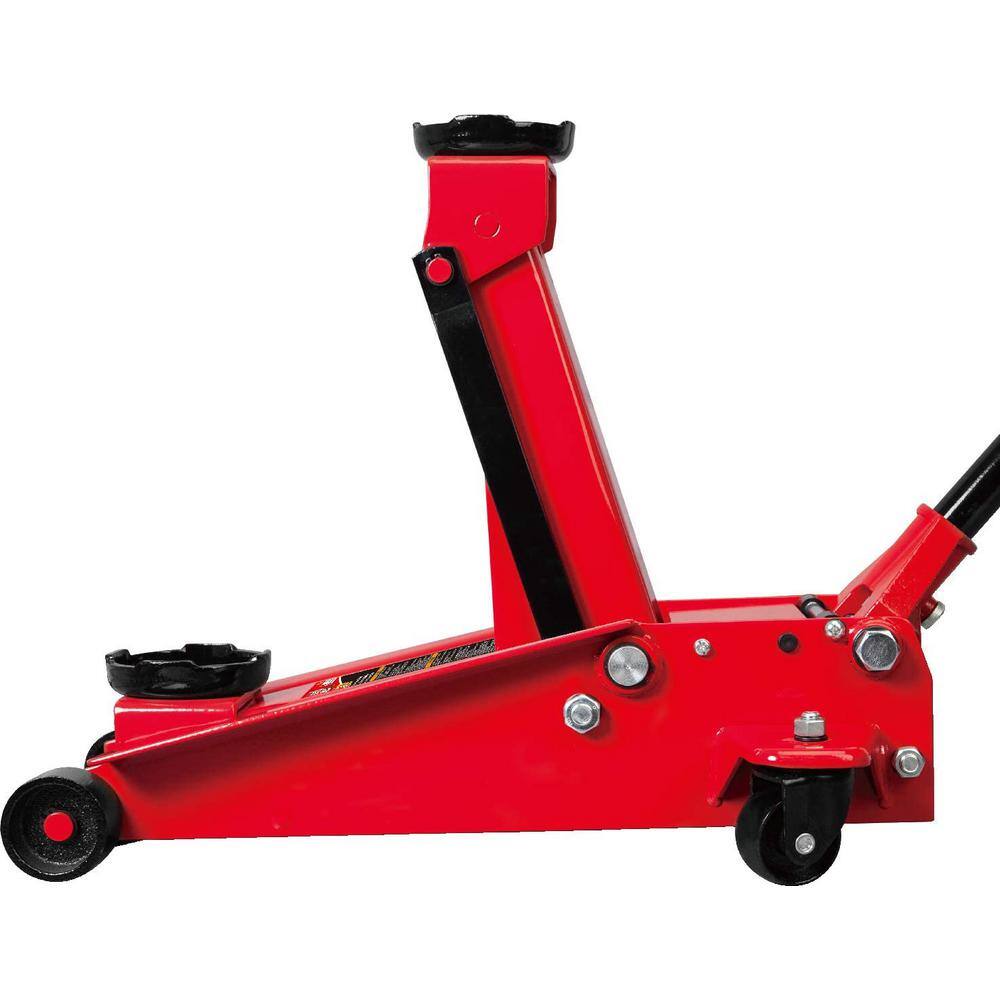 Big Red ATZ729912R 3-Ton Floor Jack with Dual Piston Speedy Lift