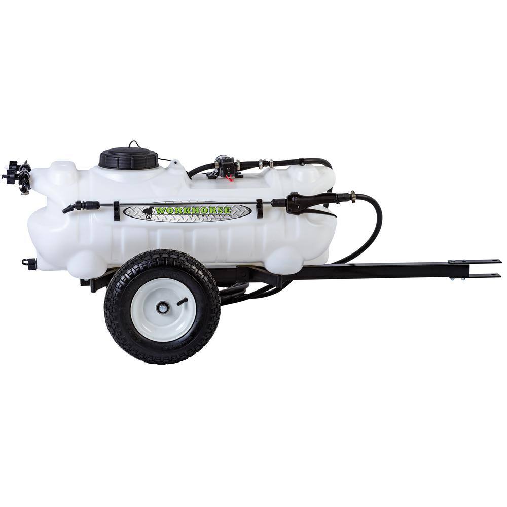 WORKHORSE LG15ETS Trailer Sprayer 15 Gal. 12-Volt Economy for ATV-s. UTV-s and Lawn Tractors