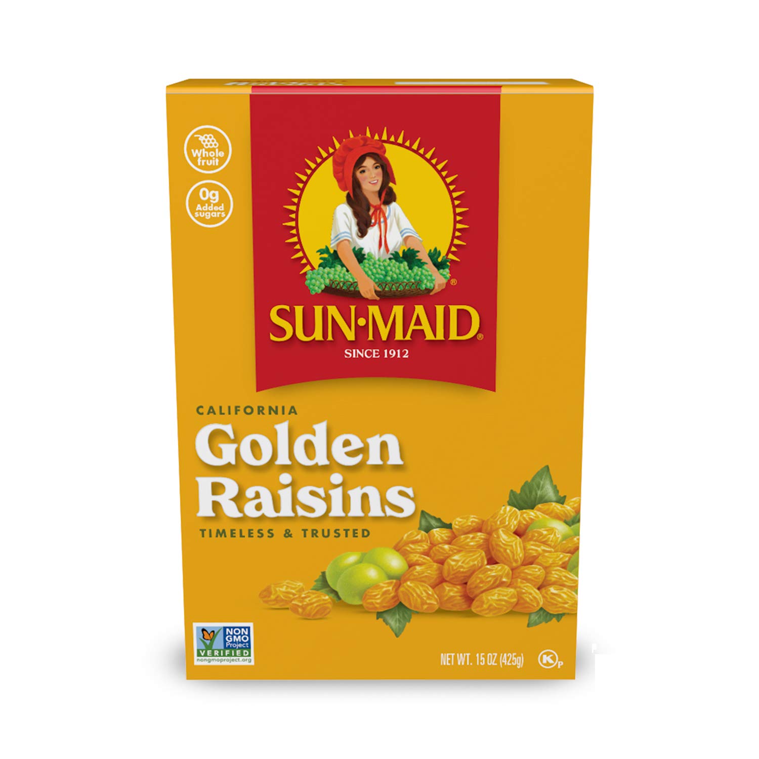 Sun Maid California Golden Raisins. 15-Ounce Boxes (Pack - 4)