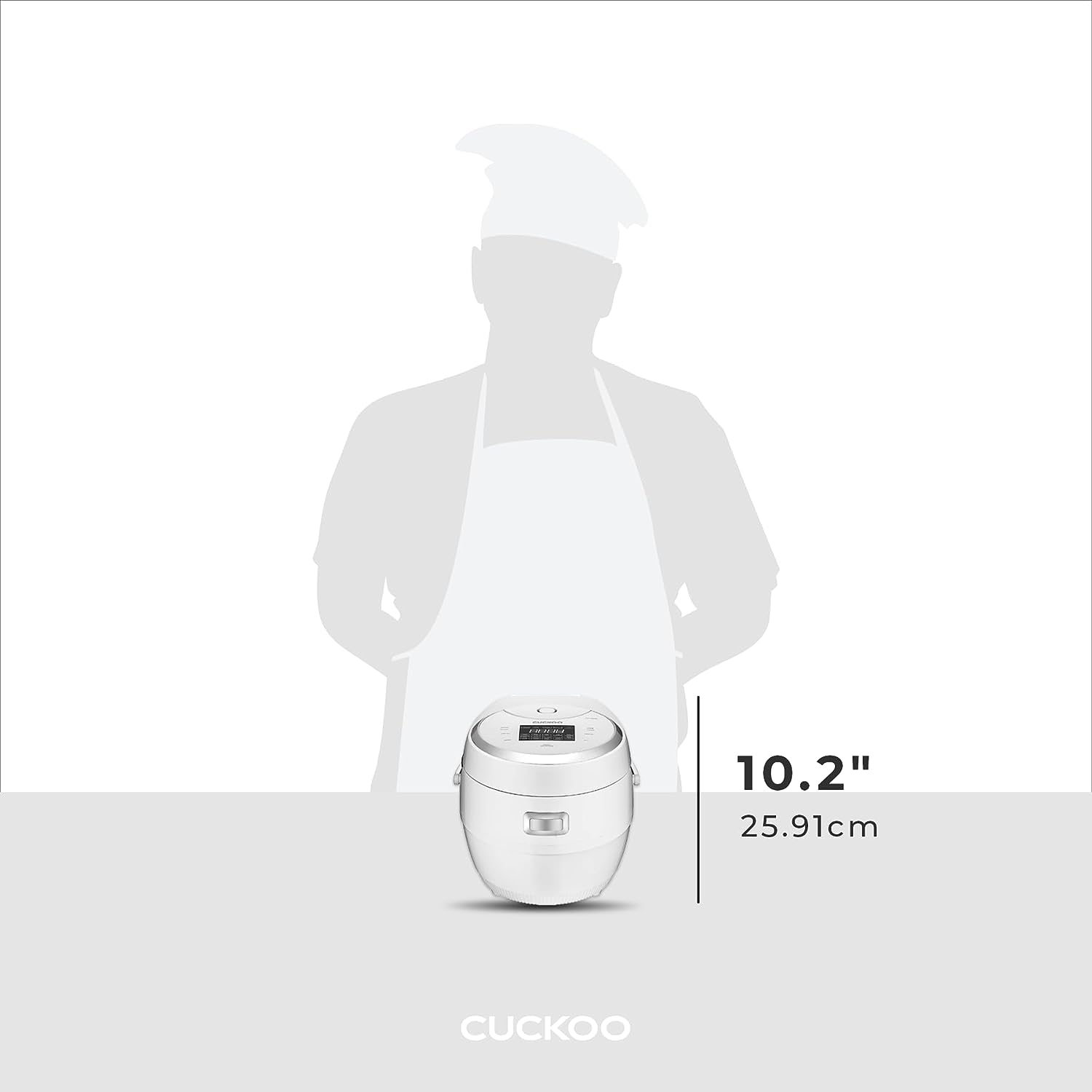 CUCKOO CR-1020F | 10-Cup (Uncooked) Micom Rice Cooker | 16 Menu Options: White Rice. Brown Rice & More. Nonstick Inner Pot. Designed in Korea | White