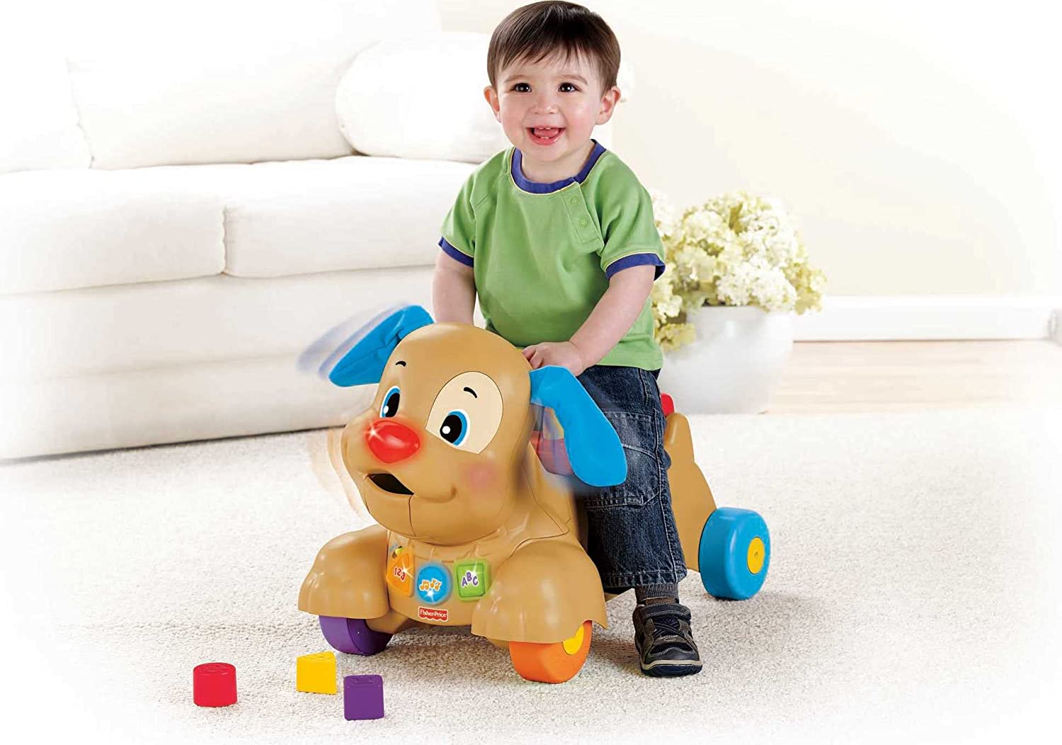 Fisher-Price Laugh & Learn Stride-to-Ride Puppy