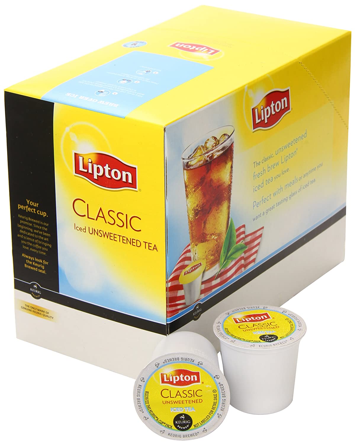 Lipton K-Cups. Classic Unsweetened Iced Tea 24 ct